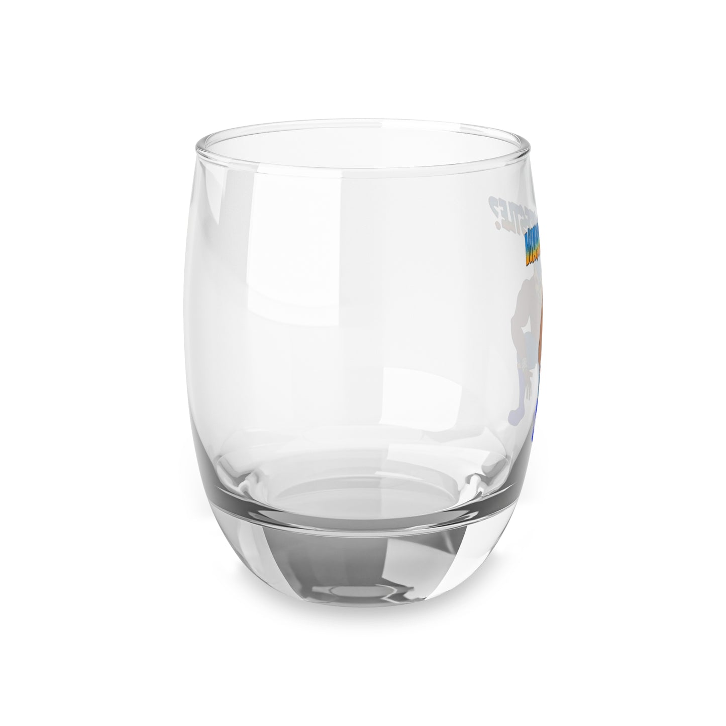 Wanna Wrestle? Whiskey Glass