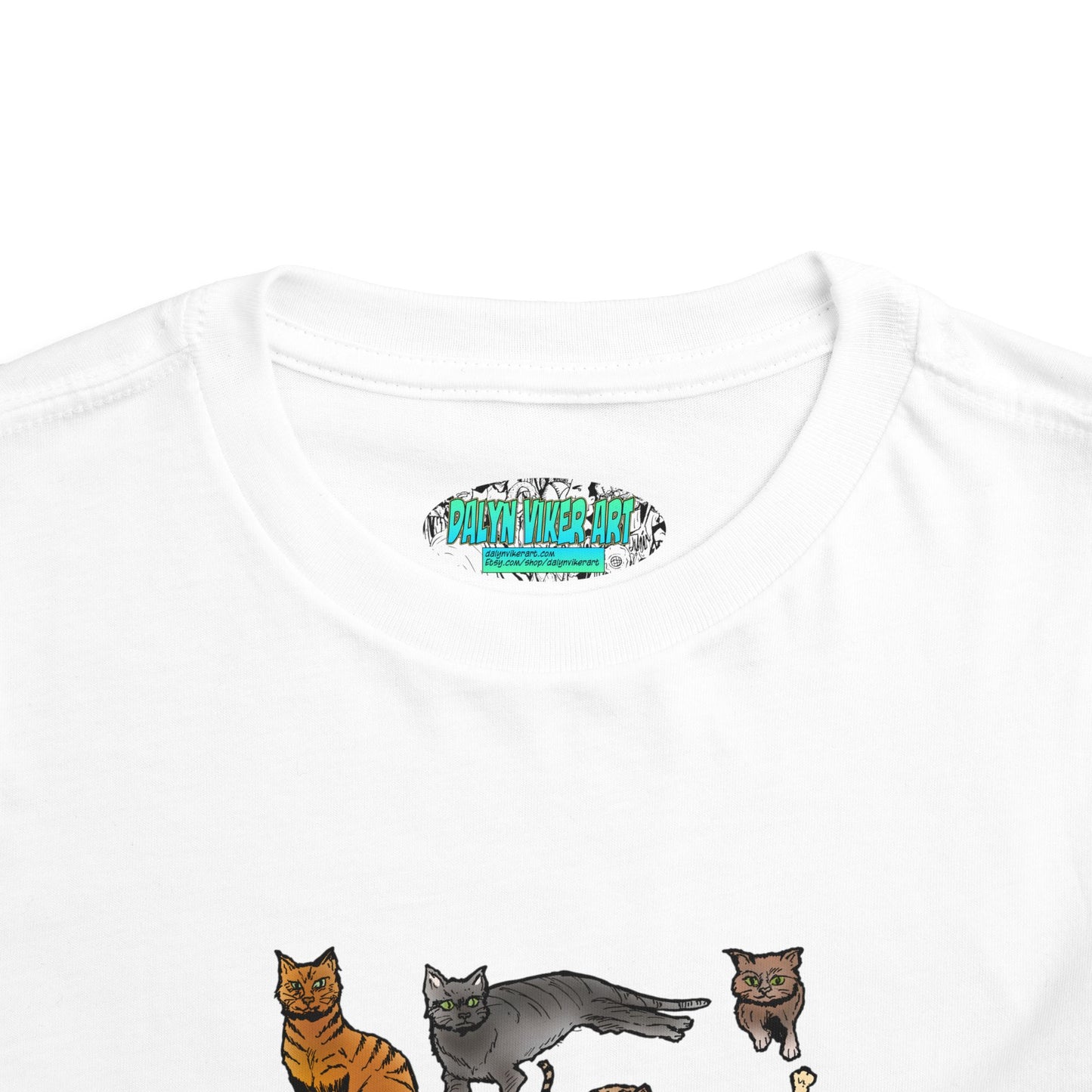 Toddler Tee — Playful Cat Pack Graphic Shirt for Kids