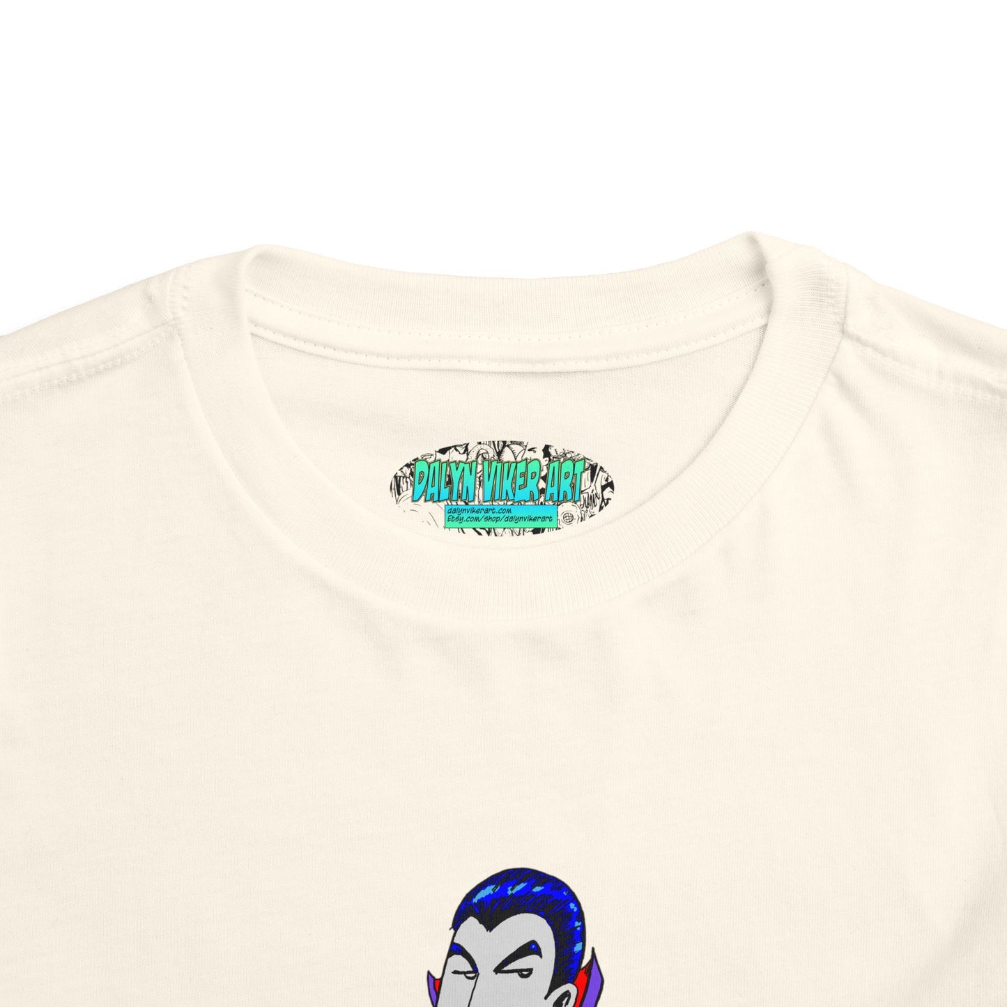 Toddler Tee — Cute Cartoon Vampire Graphic Shirt for Kids