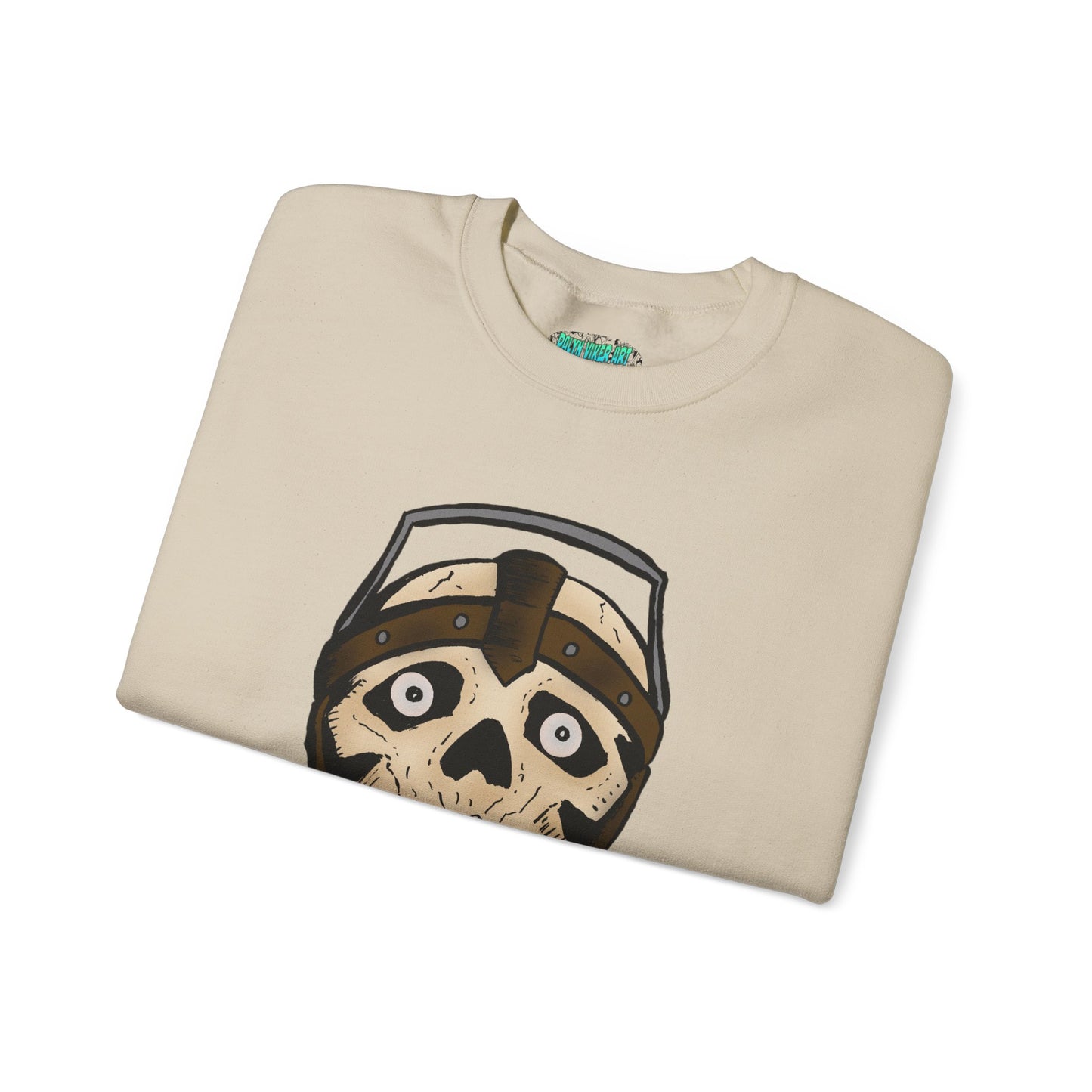 Screaming Skull Graphic Crewneck Sweatshirt - Unisex Heavy Blend