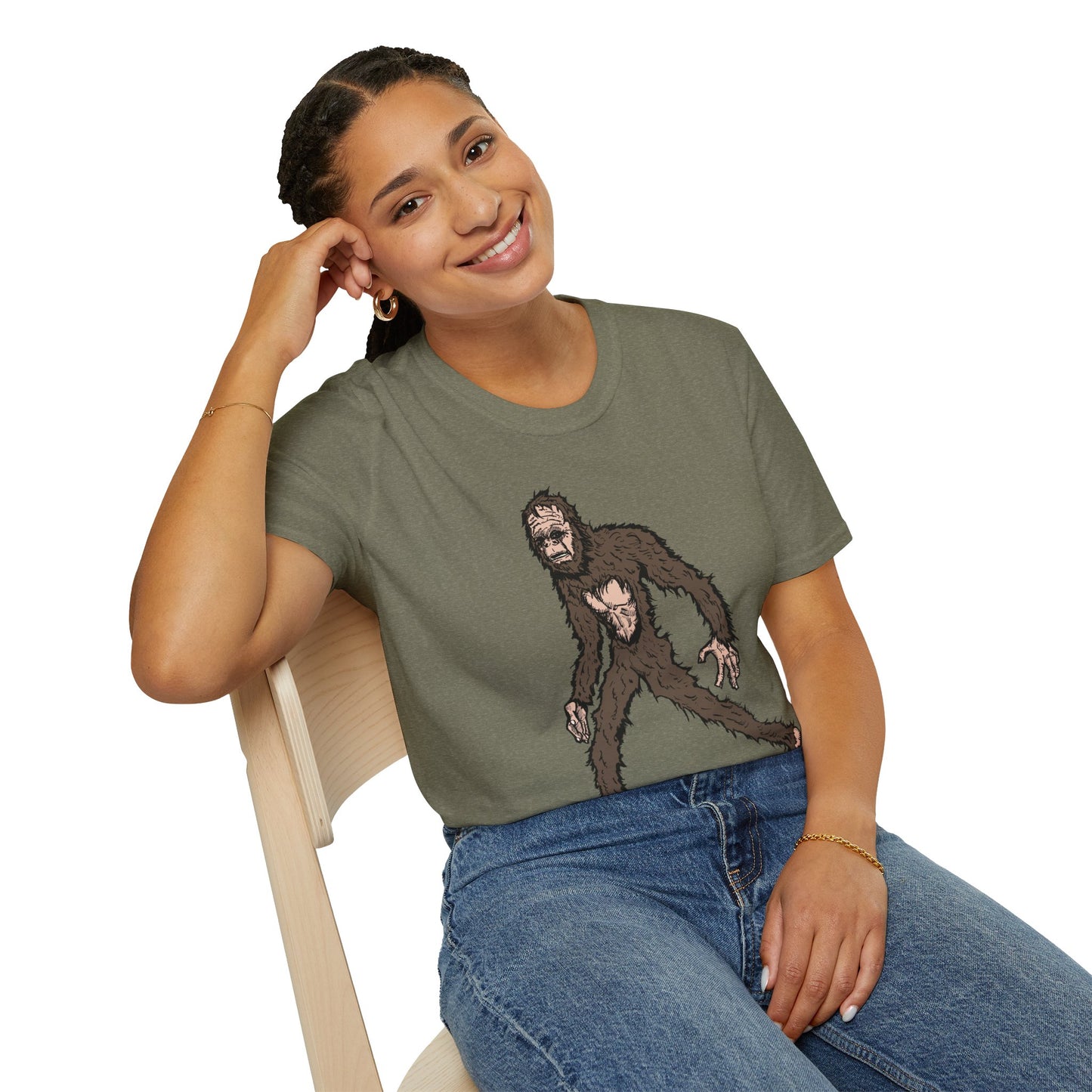 Bigfoot Stroll Unisex Softstyle T-Shirt