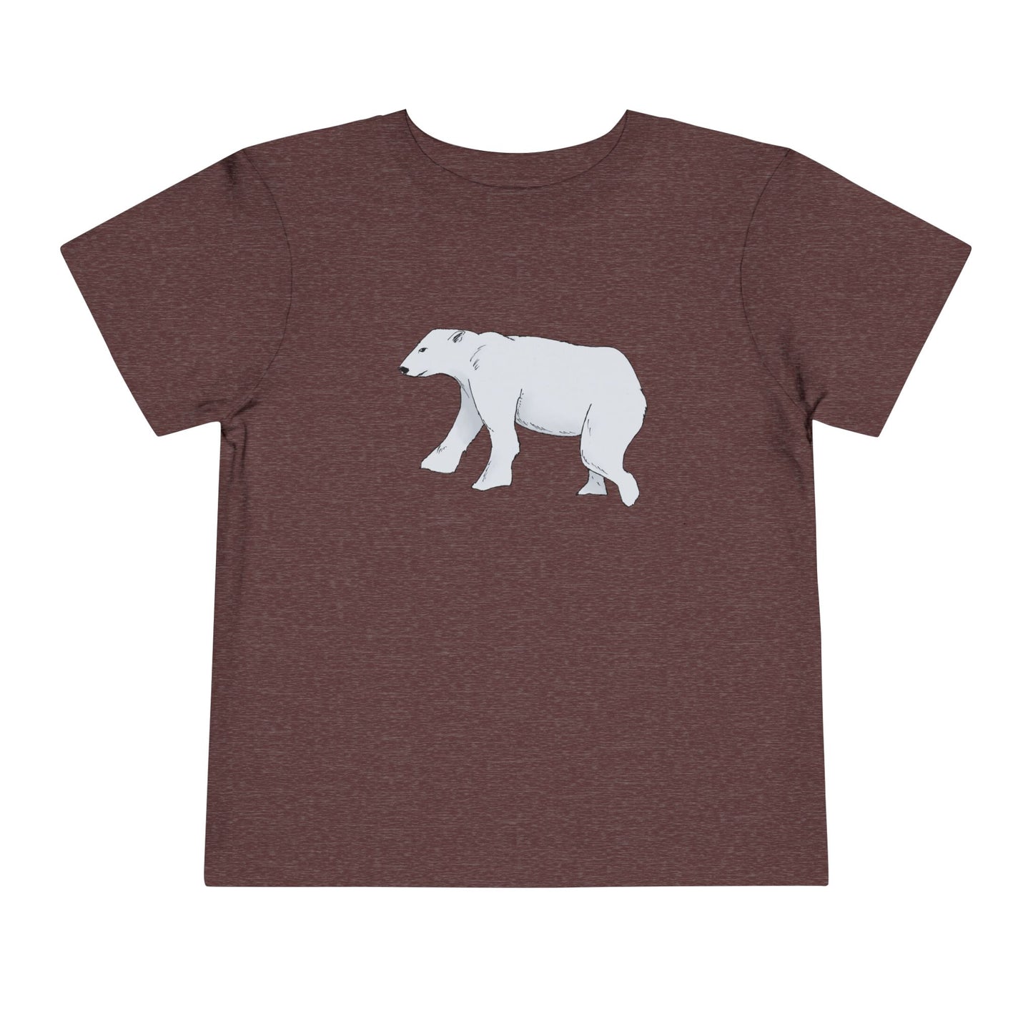 Polar Bear Toddler Tee — Cute Arctic Animal Shirt for Kids