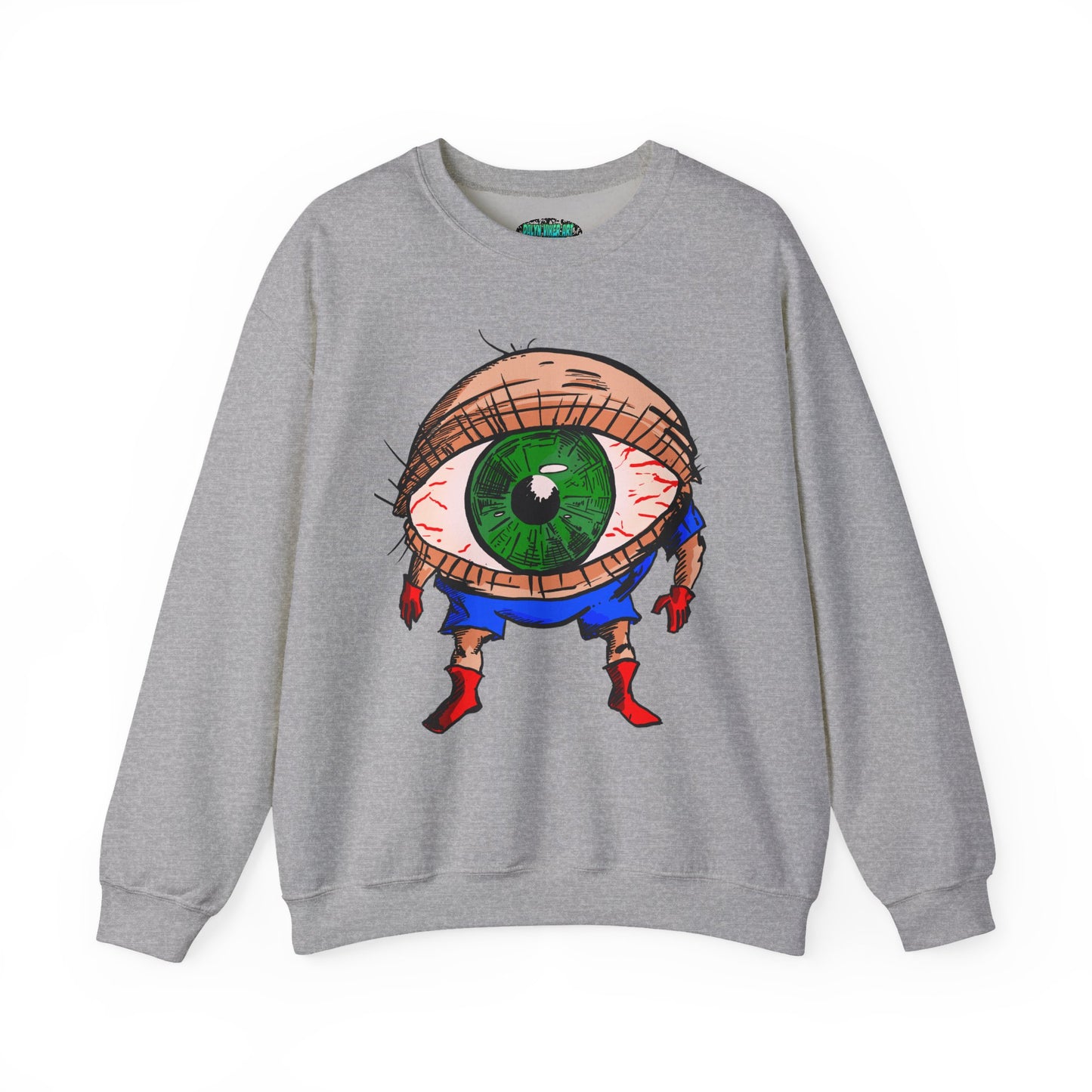 Terrif-EYE-ing Unique Cartoon Eye Sweatshirt - Unisex Heavy Blend™
