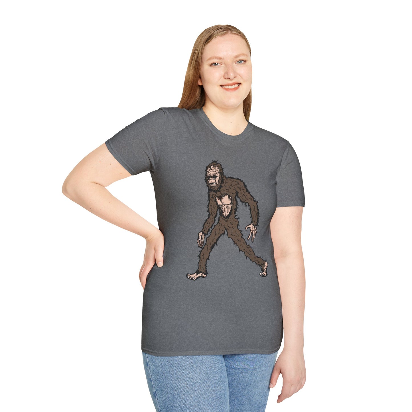 Bigfoot Stroll Unisex Softstyle T-Shirt