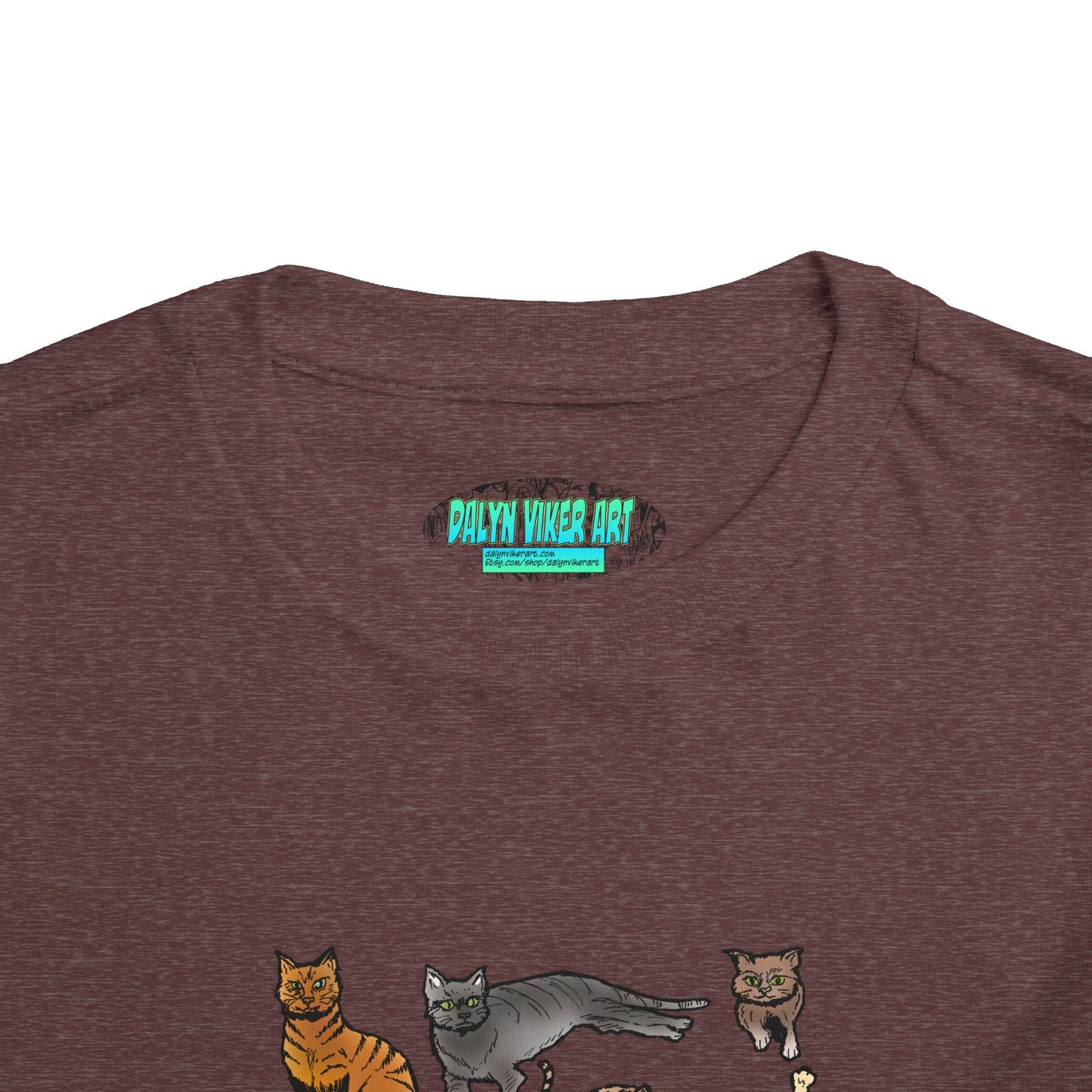 Toddler Tee — Playful Cat Pack Graphic Shirt for Kids
