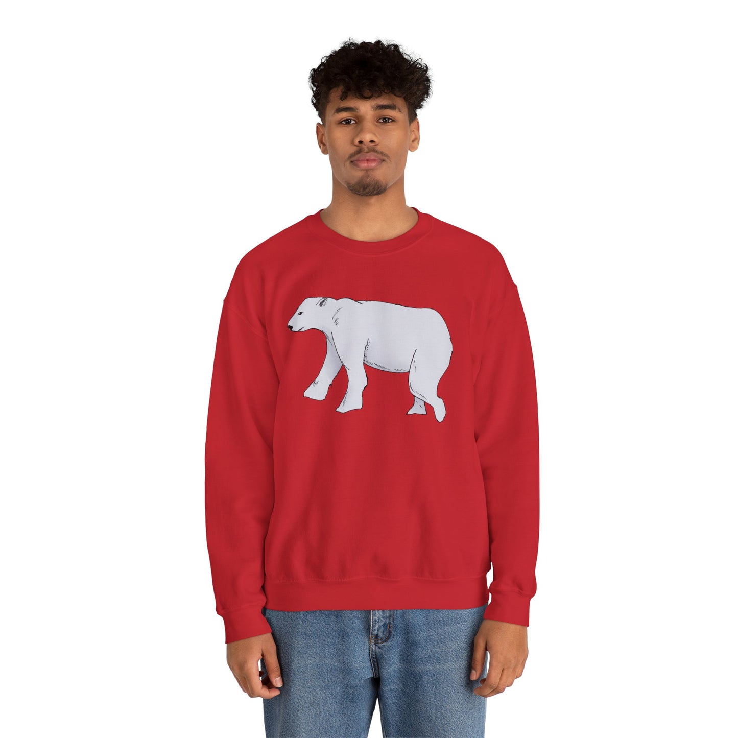 Cozy Polar Bear Crewneck Sweatshirt