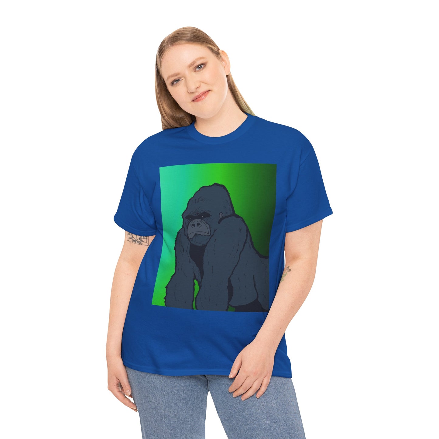 Gorilla Portrait Tee – Graphic Ape Illustration T-Shirt