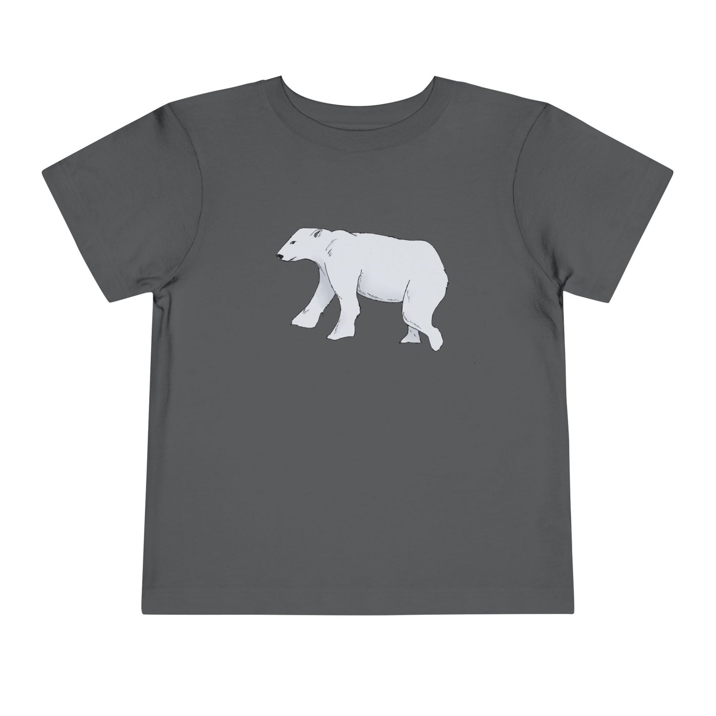 Polar Bear Toddler Tee — Cute Arctic Animal Shirt for Kids