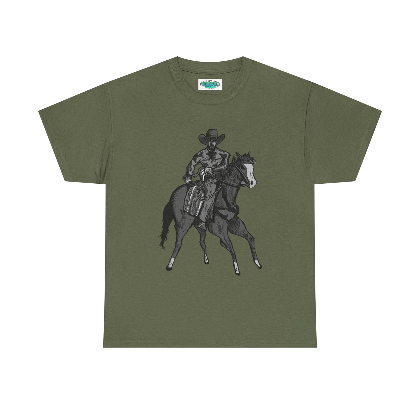 Cowboy on Horseback T‑Shirt — Vintage Western Rodeo Tee