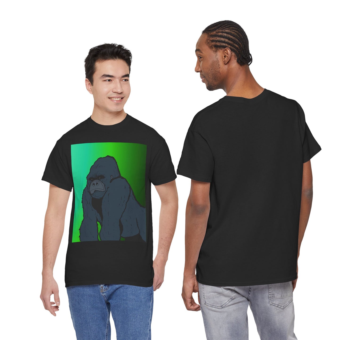 Gorilla Portrait Tee – Graphic Ape Illustration T-Shirt