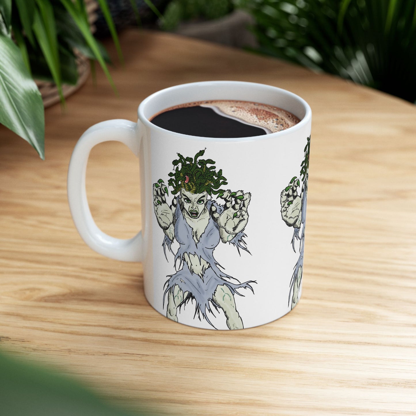 Medusa Ceramic Mug, (11oz)