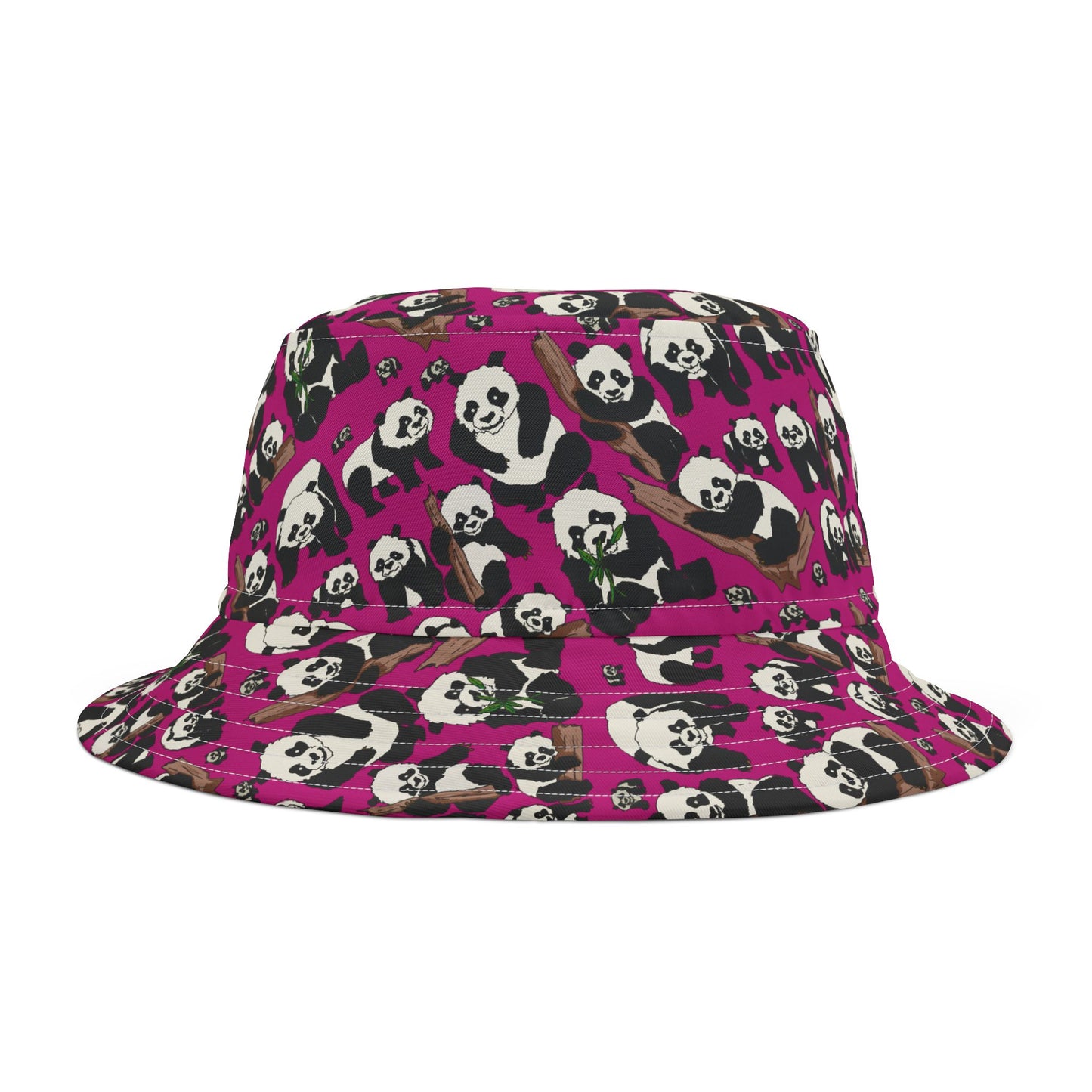 Cute Panda Pattern Bucket Hat, Trendy Summer Accessory, Perfect for Beach Days, Outdoor Festivals, Casual Outings