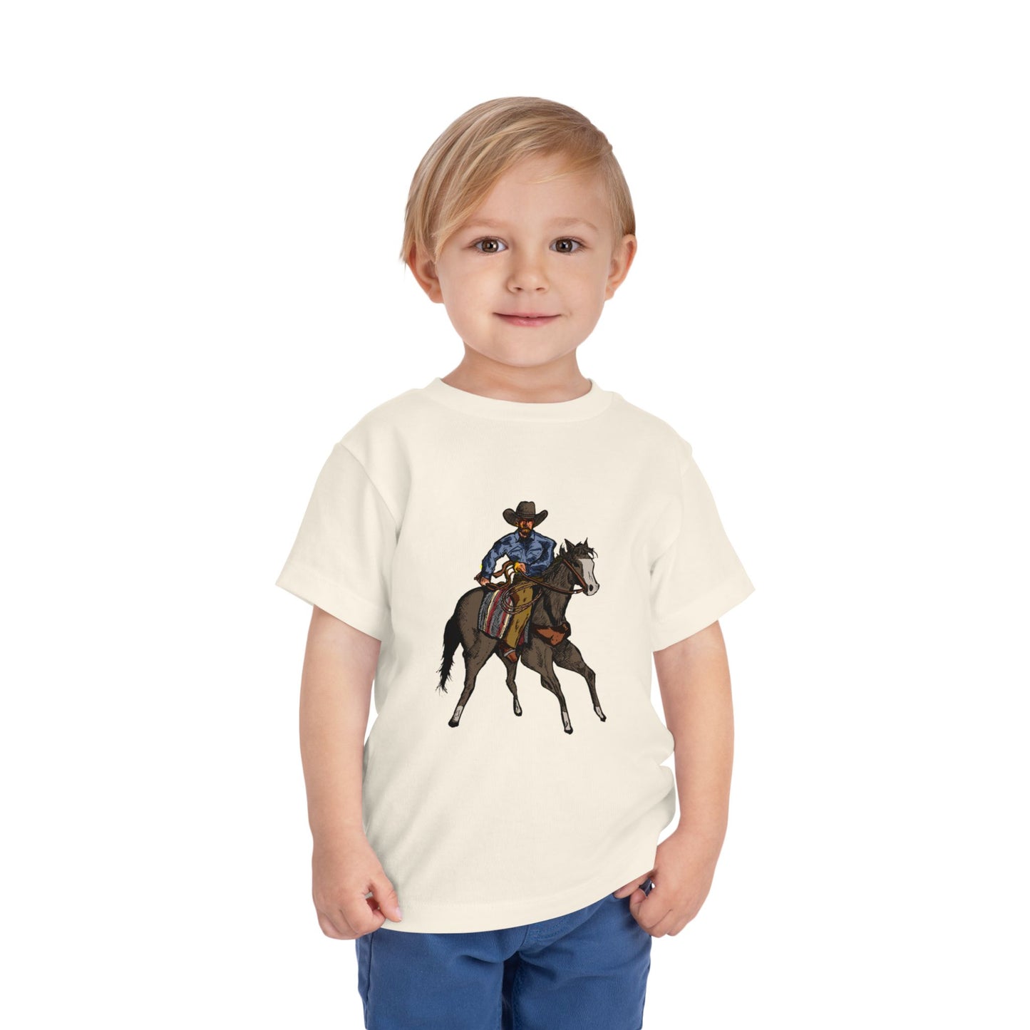 Cowboy on Horse Toddler Tee