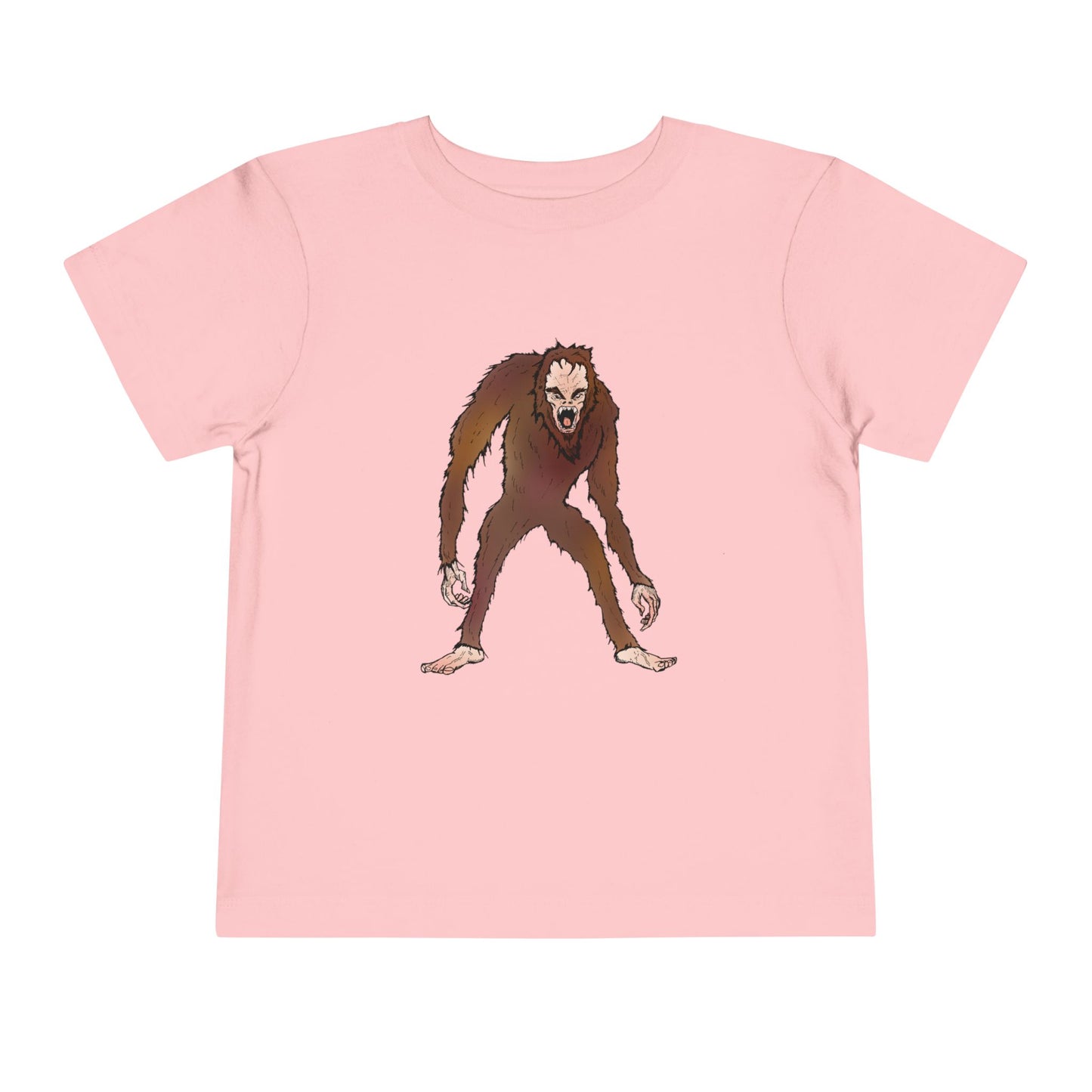 Toddler Tee — Cute Cartoon Kid-Friendly Bigfoot Graphic Shirt