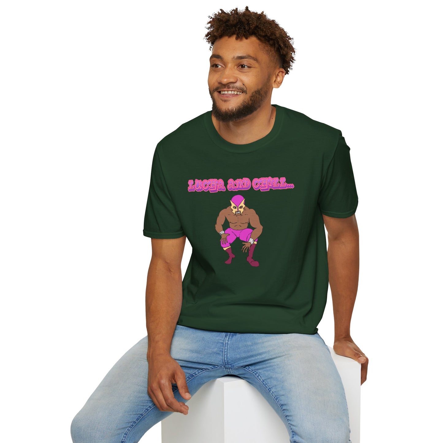 Lucha & Chill Unisex Softstyle T-Shirt