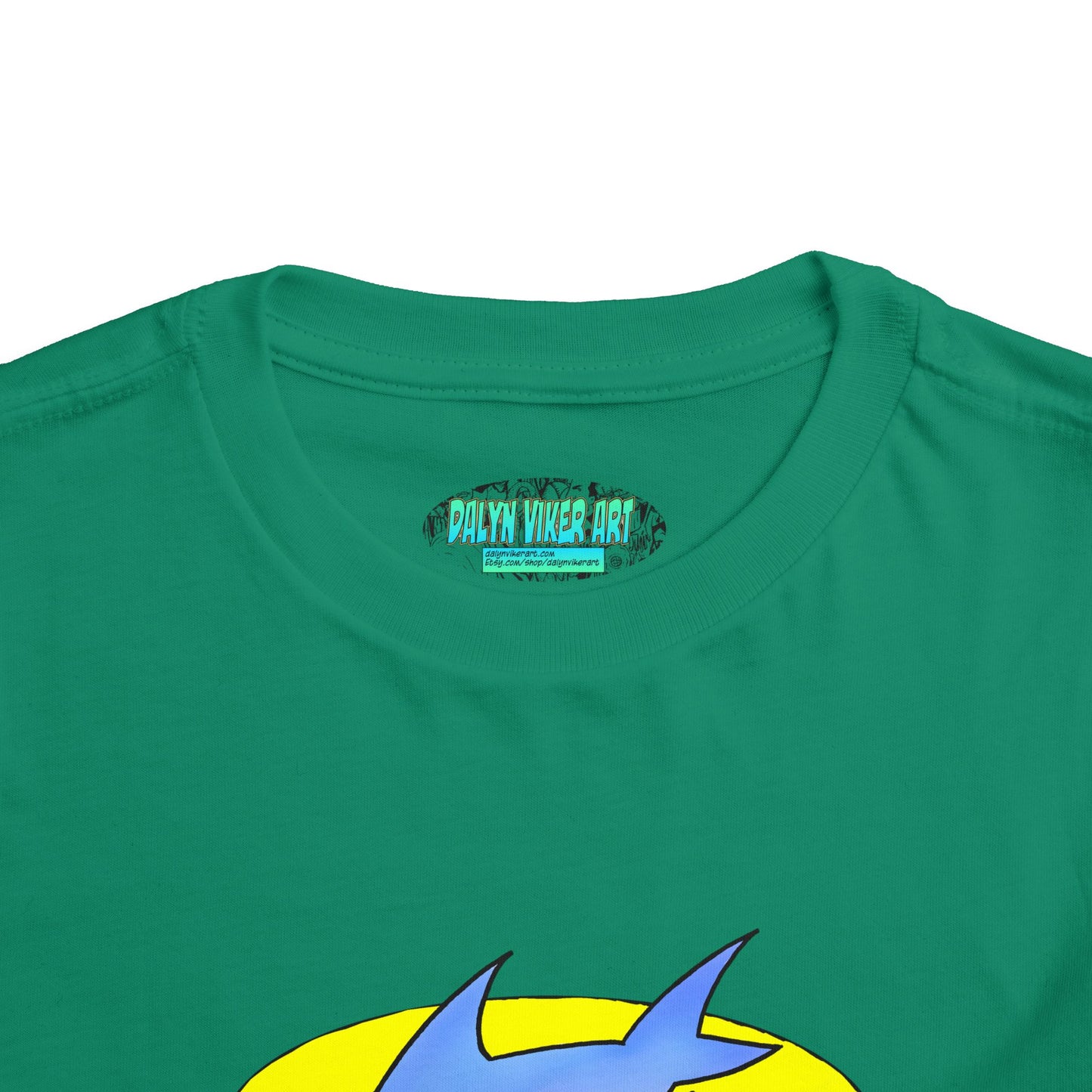 Toddler Shark Tee — Cute Blue Shark Graphic Kids Shirt