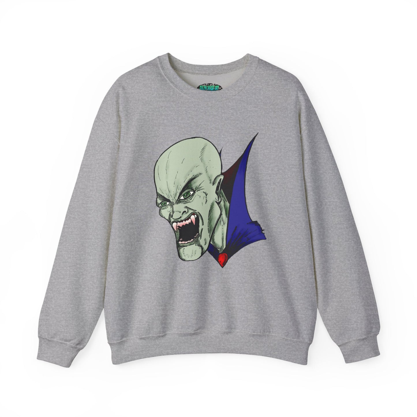 Vampire Graphic Sweatshirt for Halloween