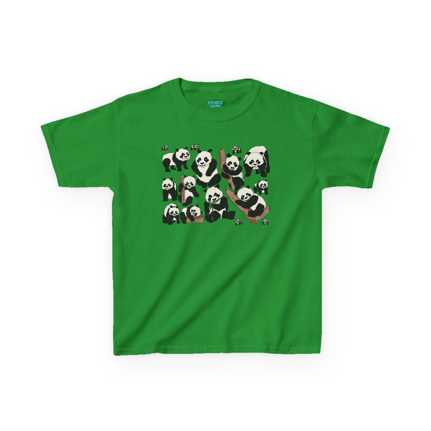Panda Paradise Kids Tee, Cute Animal T-Shirt, Children's Gift, Birthday Present, Summer Wear, Eco-Friendly Fashion