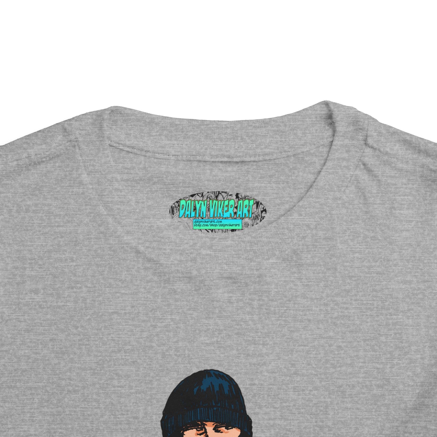 Toddler Tee — Cute Rude Skater Dude Kid Skateboard Graphic Shirt