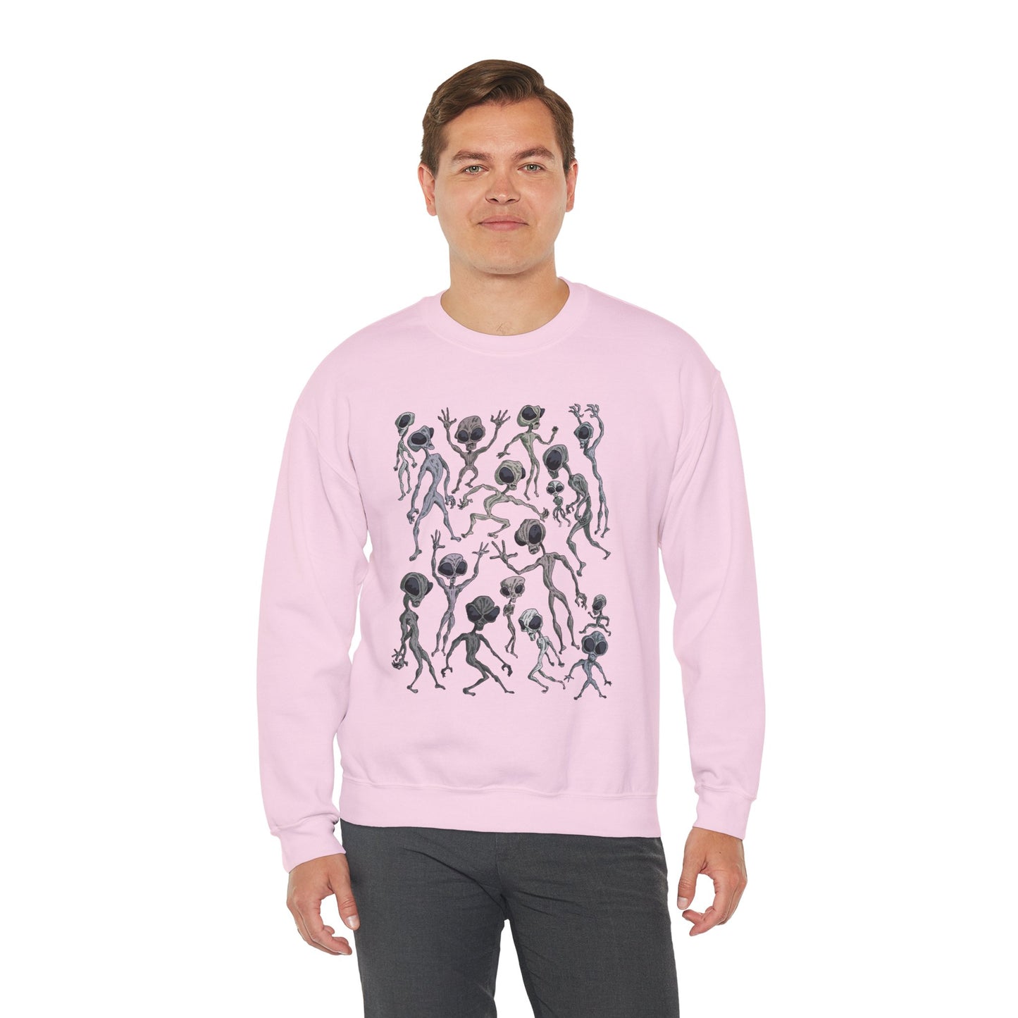 Alien Dance Party Crewneck Sweatshirt - Unisex Heavy Blend™