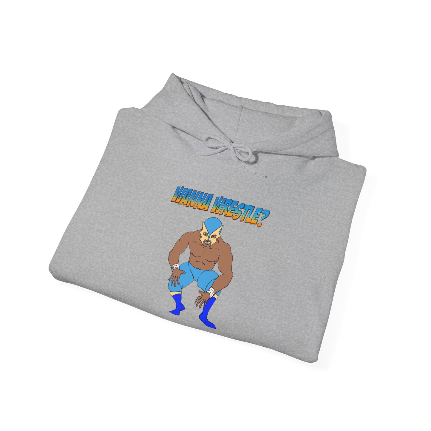 Funny Wrestling Hooded Sweatshirt, Gift for Wrestlers, Unisex Apparel, Cozy Hoodie for Sports Fans, Cool Gift for Him/Her