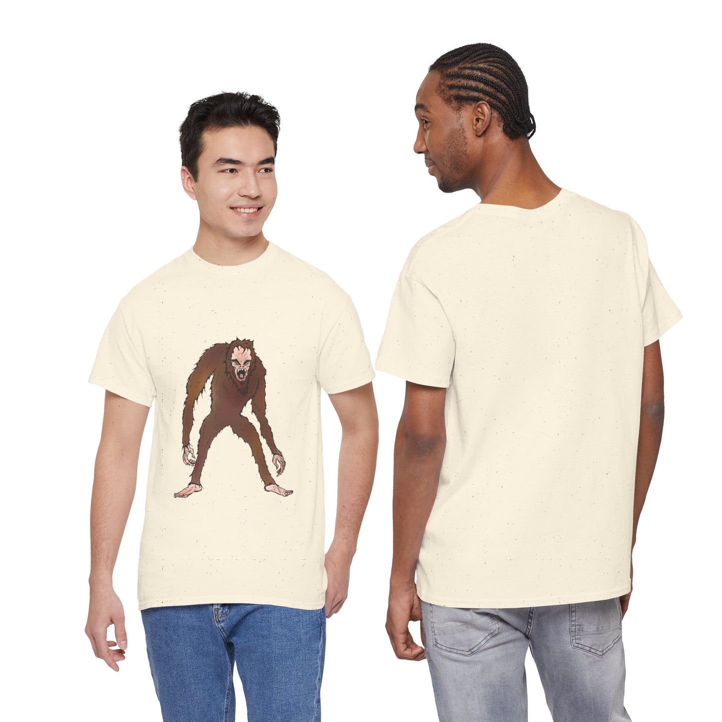 Bigfoot Sketch T‑Shirt — Retro Sasquatch Graphic Tee