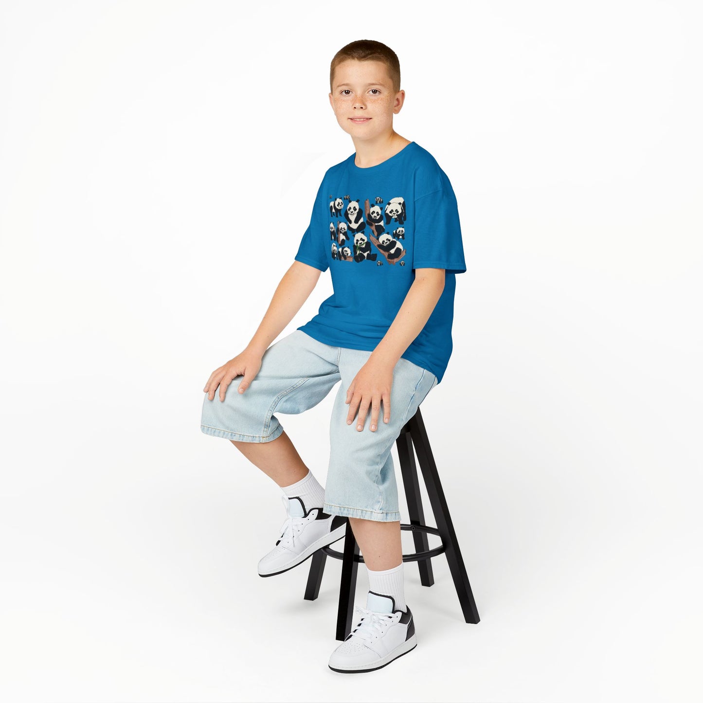 Panda Paradise Kids Tee, Cute Animal T-Shirt, Children's Gift, Birthday Present, Summer Wear, Eco-Friendly Fashion