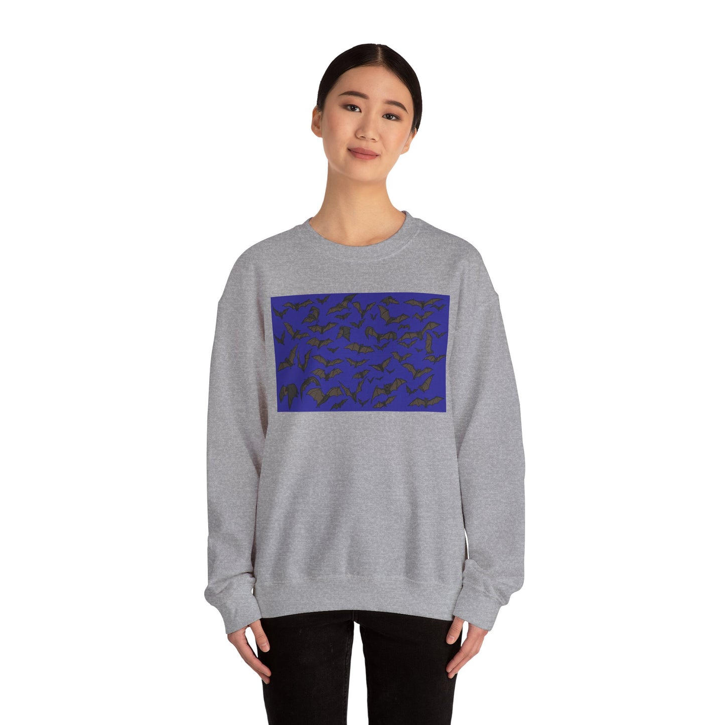 Stylish Bats Unisex Crewneck Sweatshirt with Abstract Design