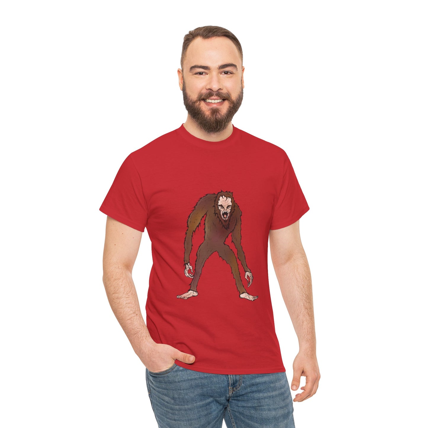 Bigfoot Sketch T‑Shirt — Retro Sasquatch Graphic Tee