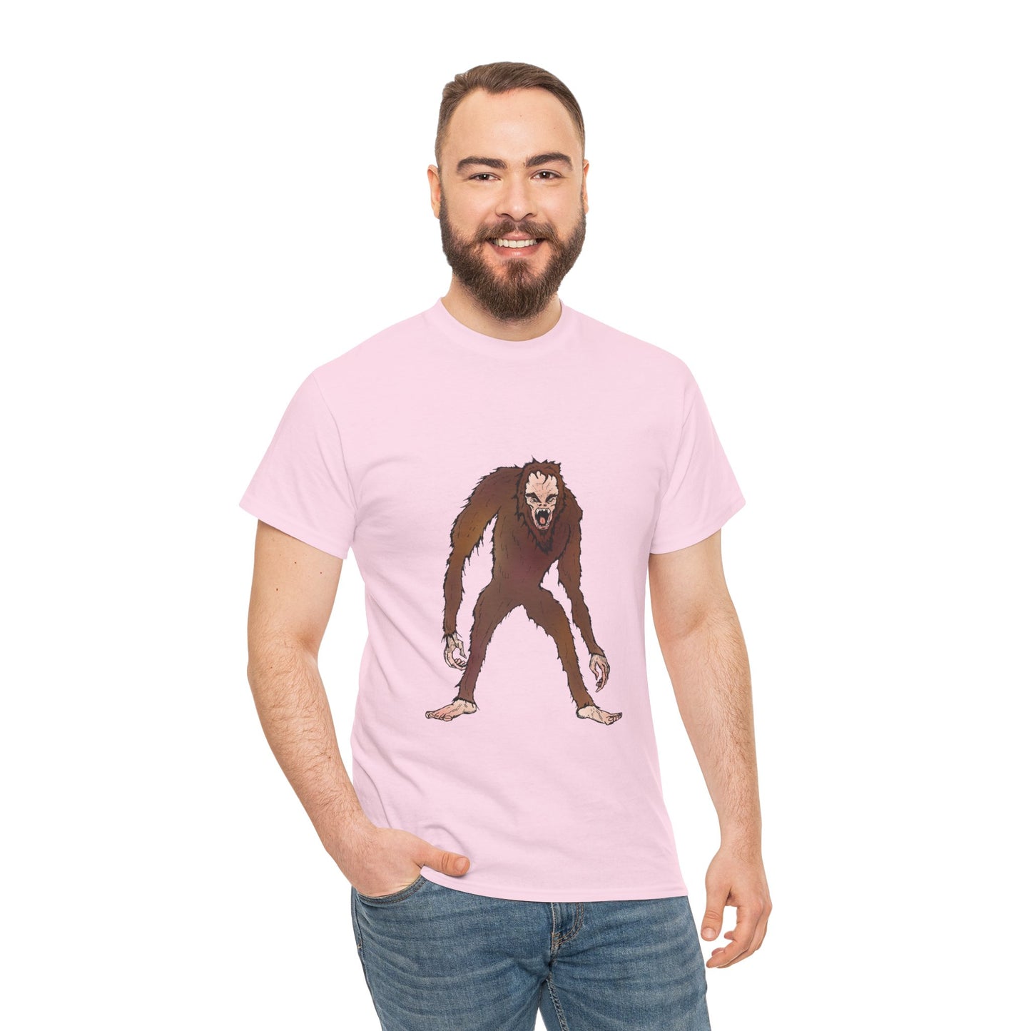 Bigfoot Sketch T‑Shirt — Retro Sasquatch Graphic Tee