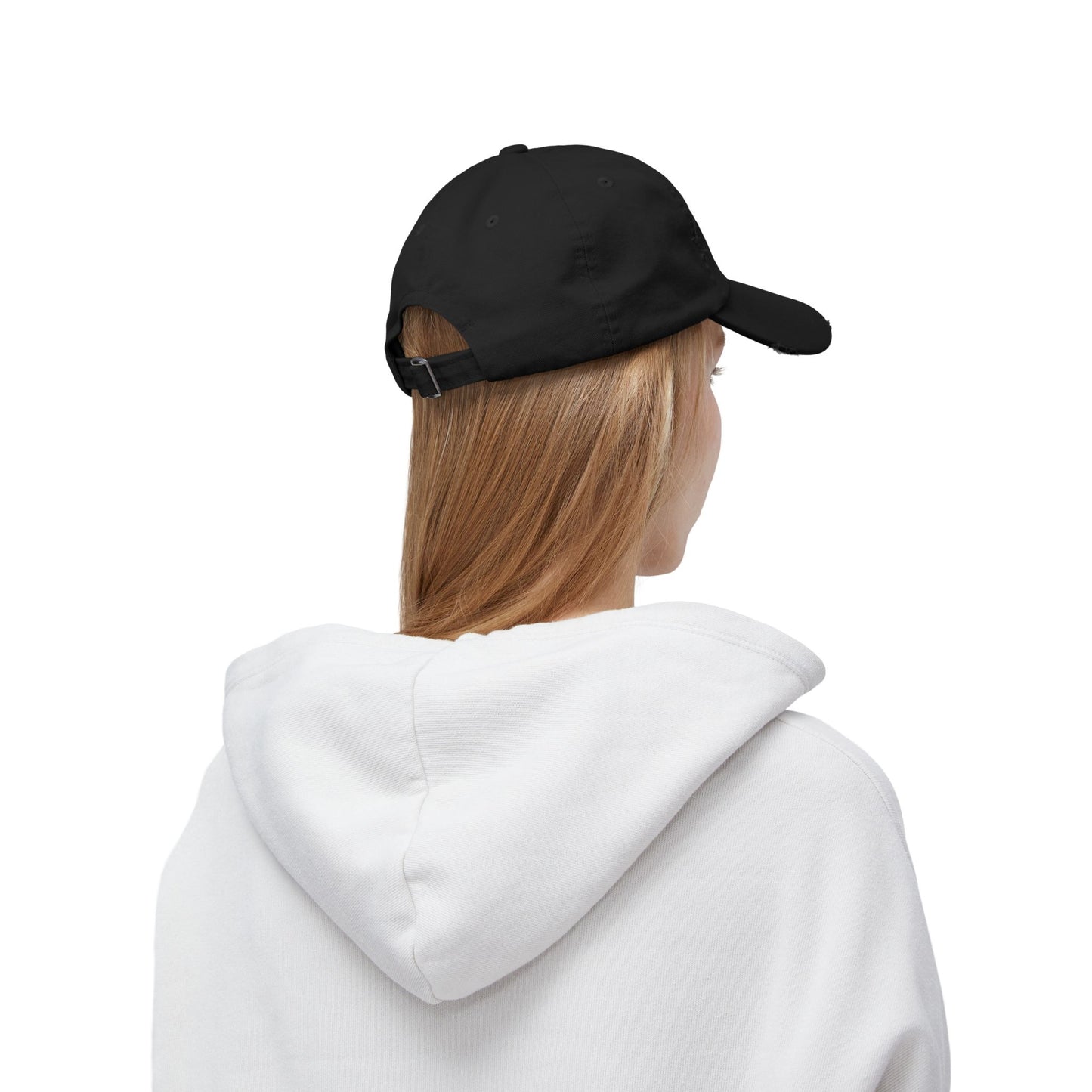 Terrif-EYE-ing Unisex Distressed Cap with Quirky Eyeball Design - Perfect for Casual Style