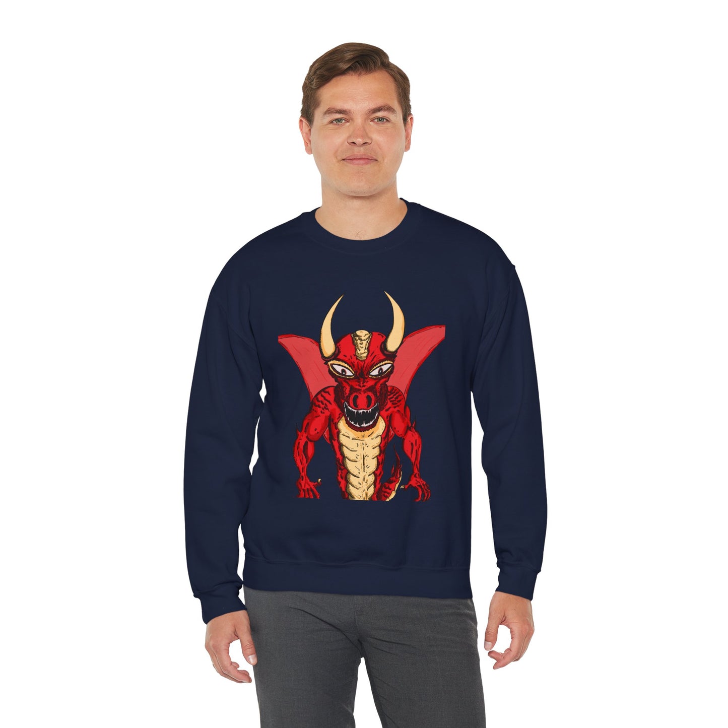 Fierce Dragon Unisex Crewneck Sweatshirt