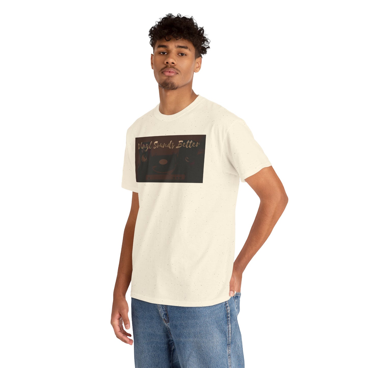 Vinyl Sounds Better T-Shirt — Retro Record Player Tee for Music Lovers