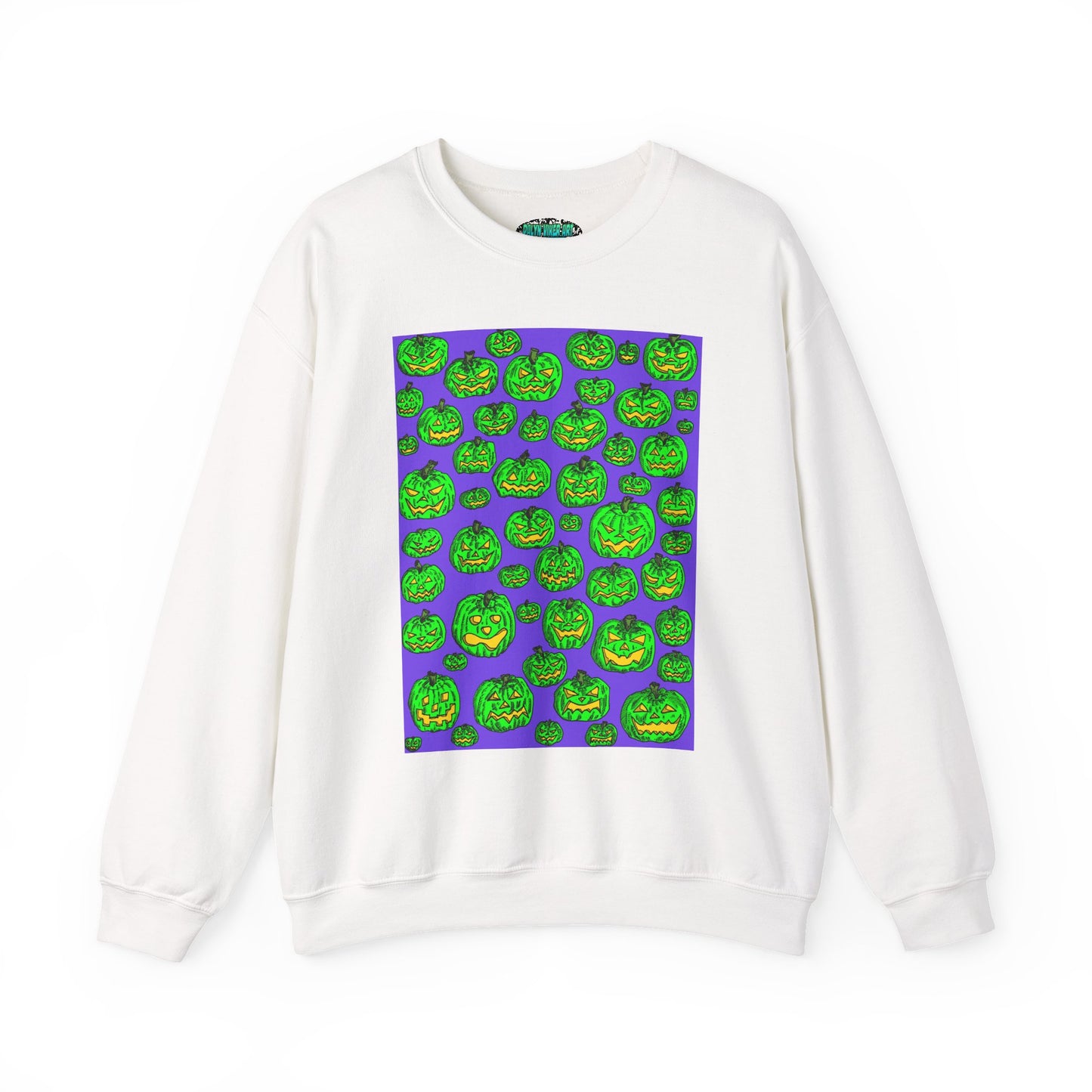 Halloween Pumpkin Crewneck Sweatshirt
