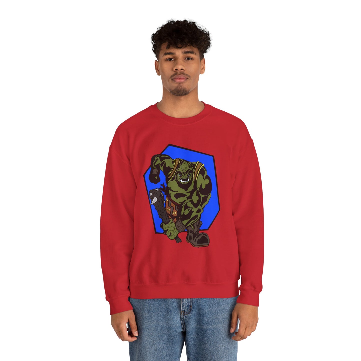 Rampaging Ogre Crewneck Sweatshirt for Marvel Fans