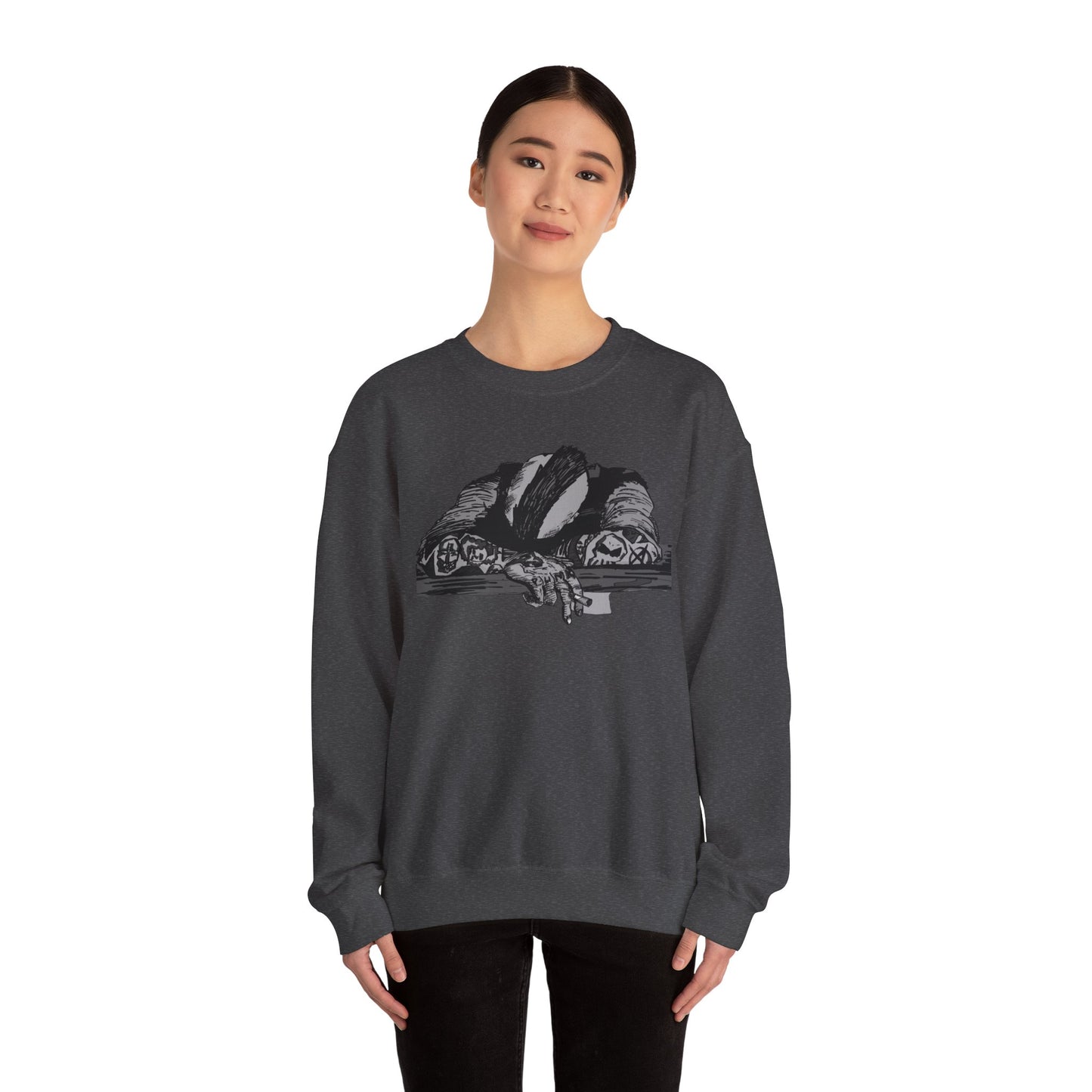 Punk and Done Graphic Crewneck Sweatshirt for Everyday Comfort