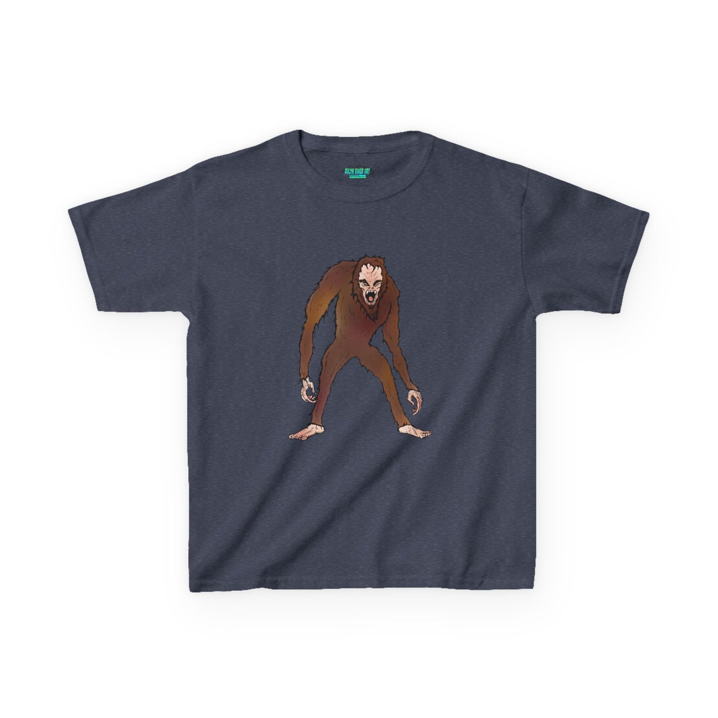 Kids Tee — Playful Sasquatch/Yeti Monster Graphic