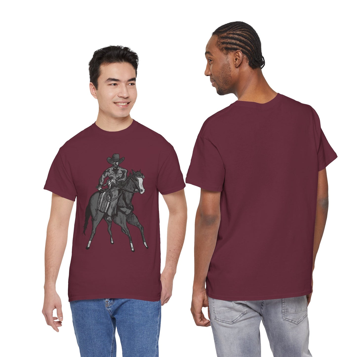 Cowboy on Horseback T‑Shirt — Vintage Western Rodeo Tee