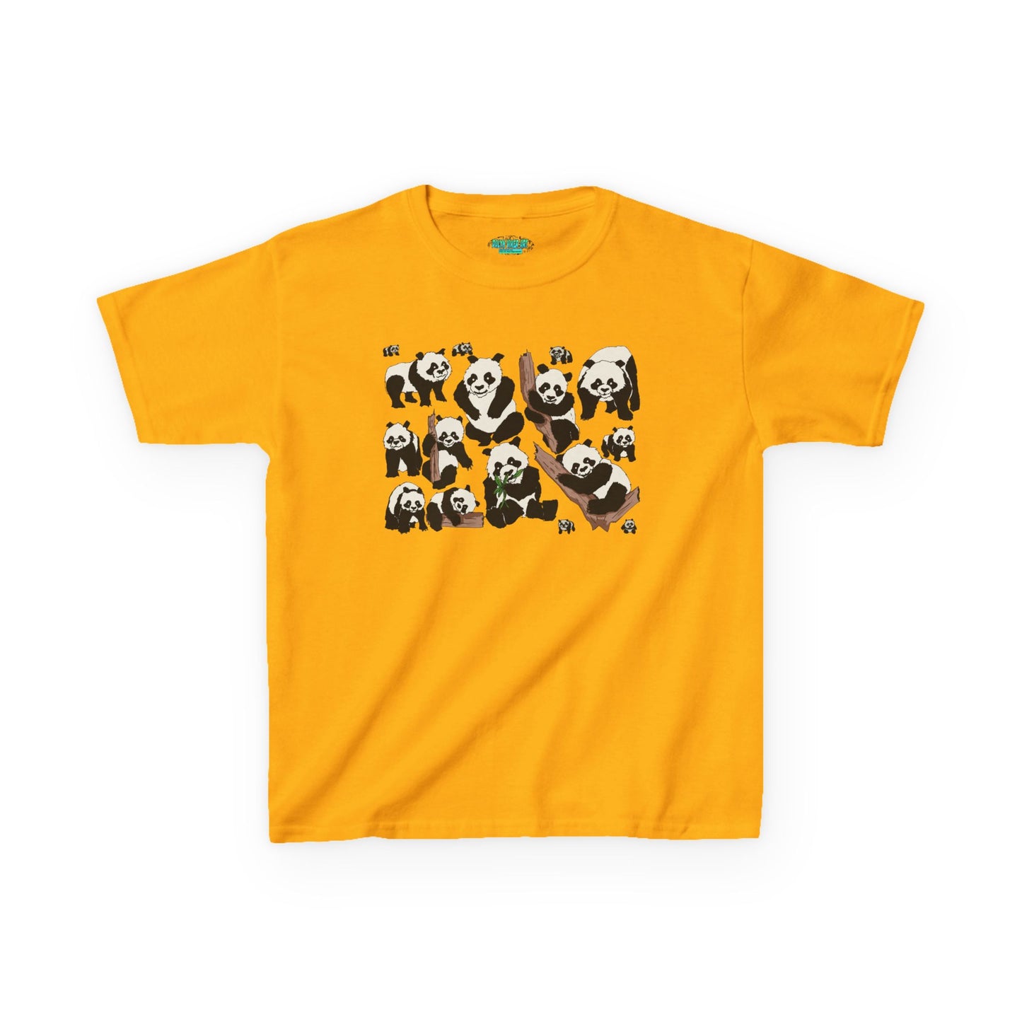 Panda Paradise Kids Tee, Cute Animal T-Shirt, Children's Gift, Birthday Present, Summer Wear, Eco-Friendly Fashion