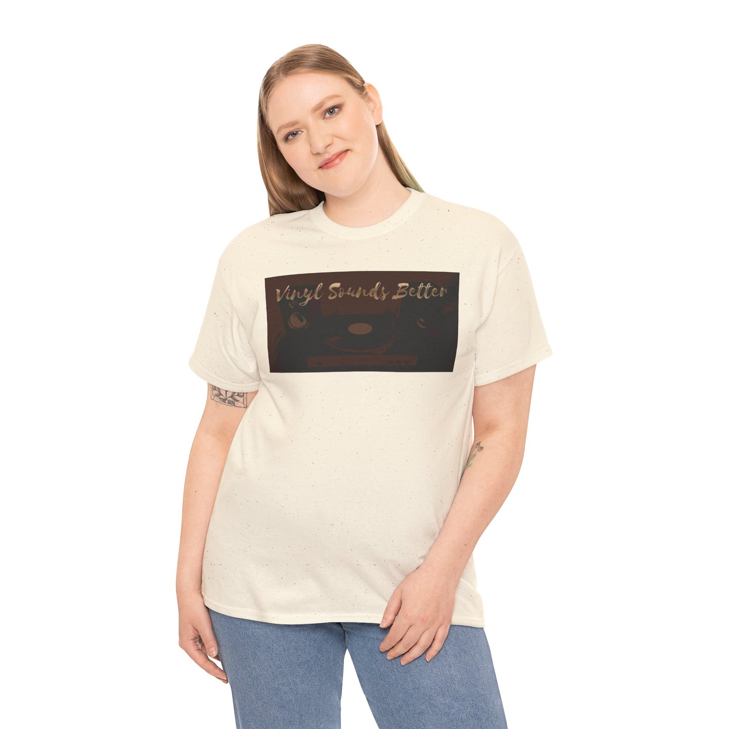 Vinyl Sounds Better T-Shirt — Retro Record Player Tee for Music Lovers