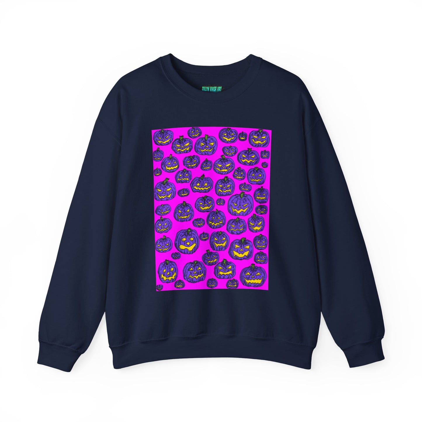 Halloween Pumpkin Crewneck Sweatshirt