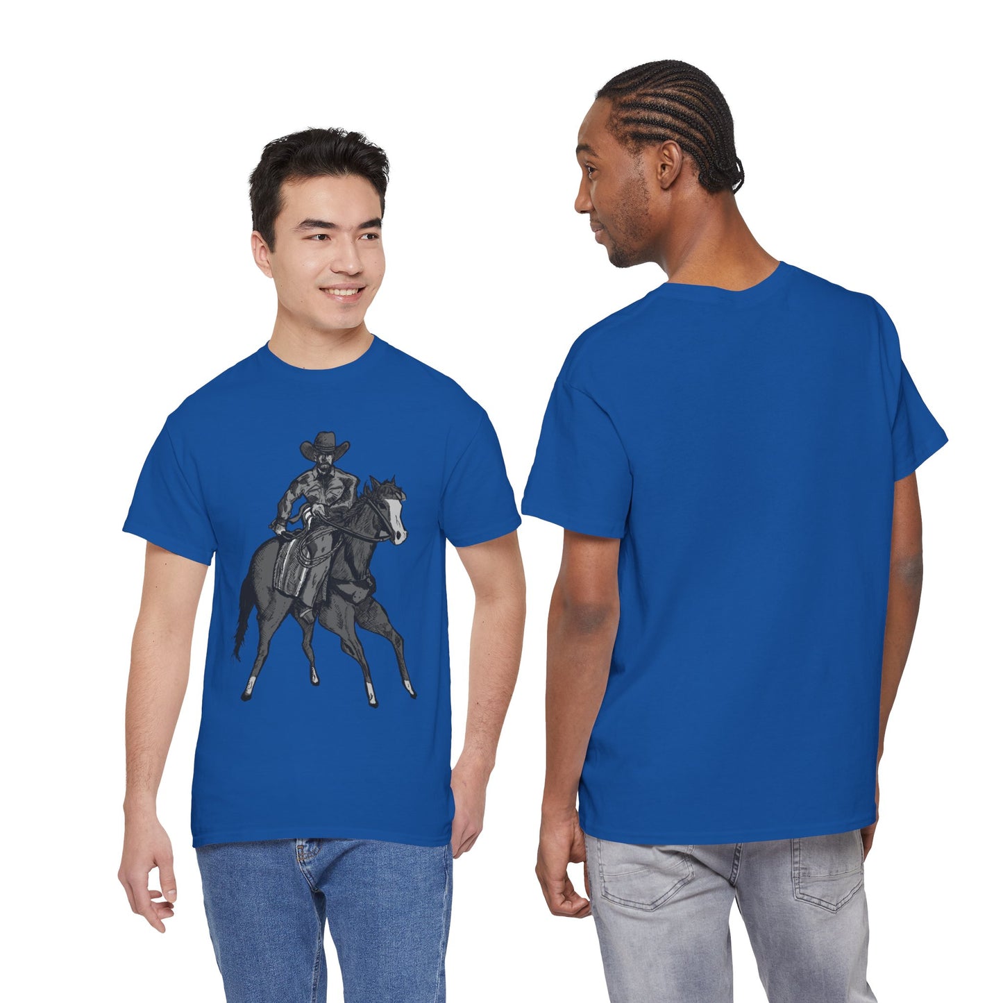 Cowboy on Horseback T‑Shirt — Vintage Western Rodeo Tee