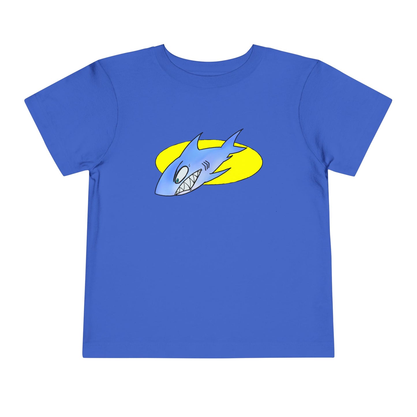Toddler Shark Tee — Cute Blue Shark Graphic Kids Shirt