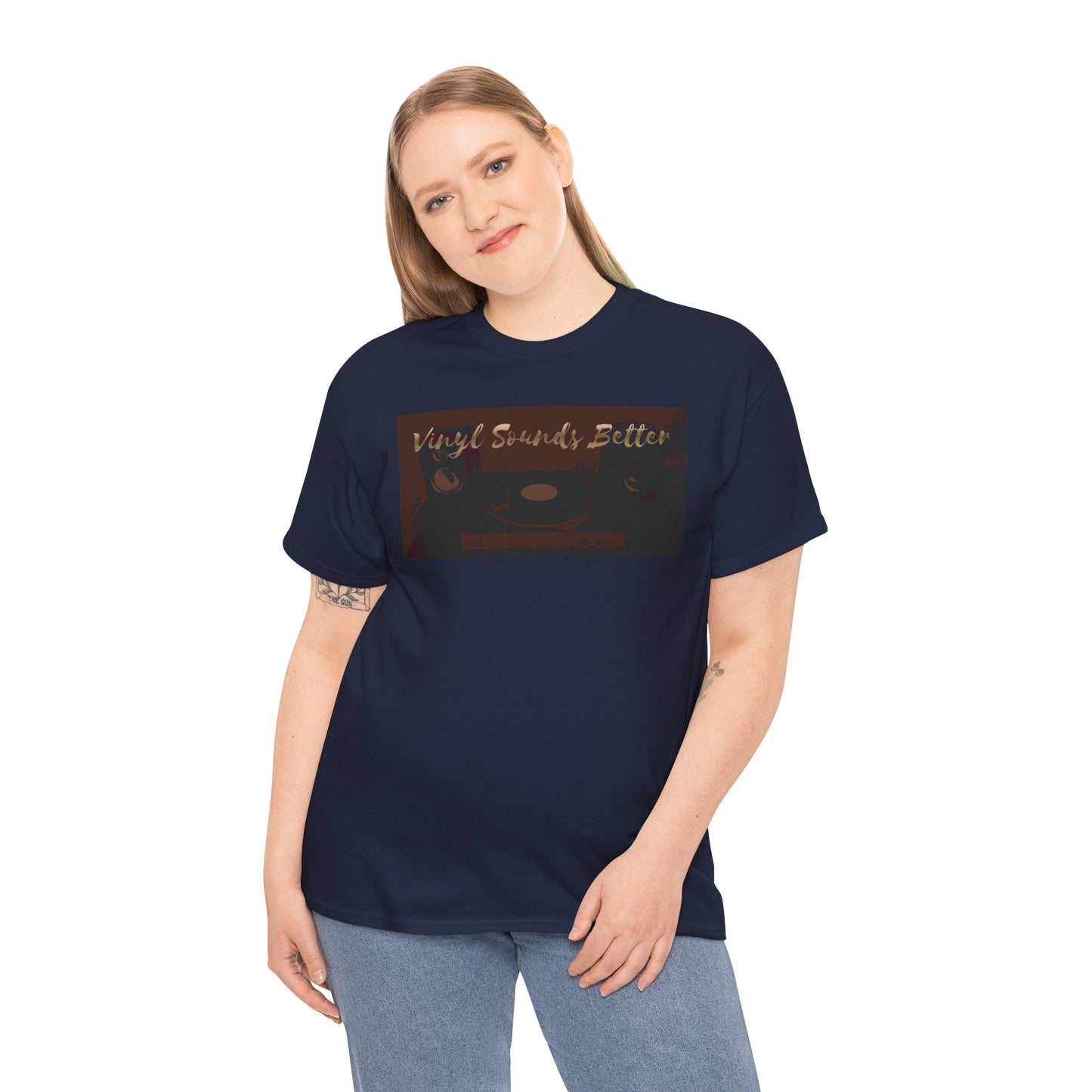 Vinyl Sounds Better T-Shirt — Retro Record Player Tee for Music Lovers