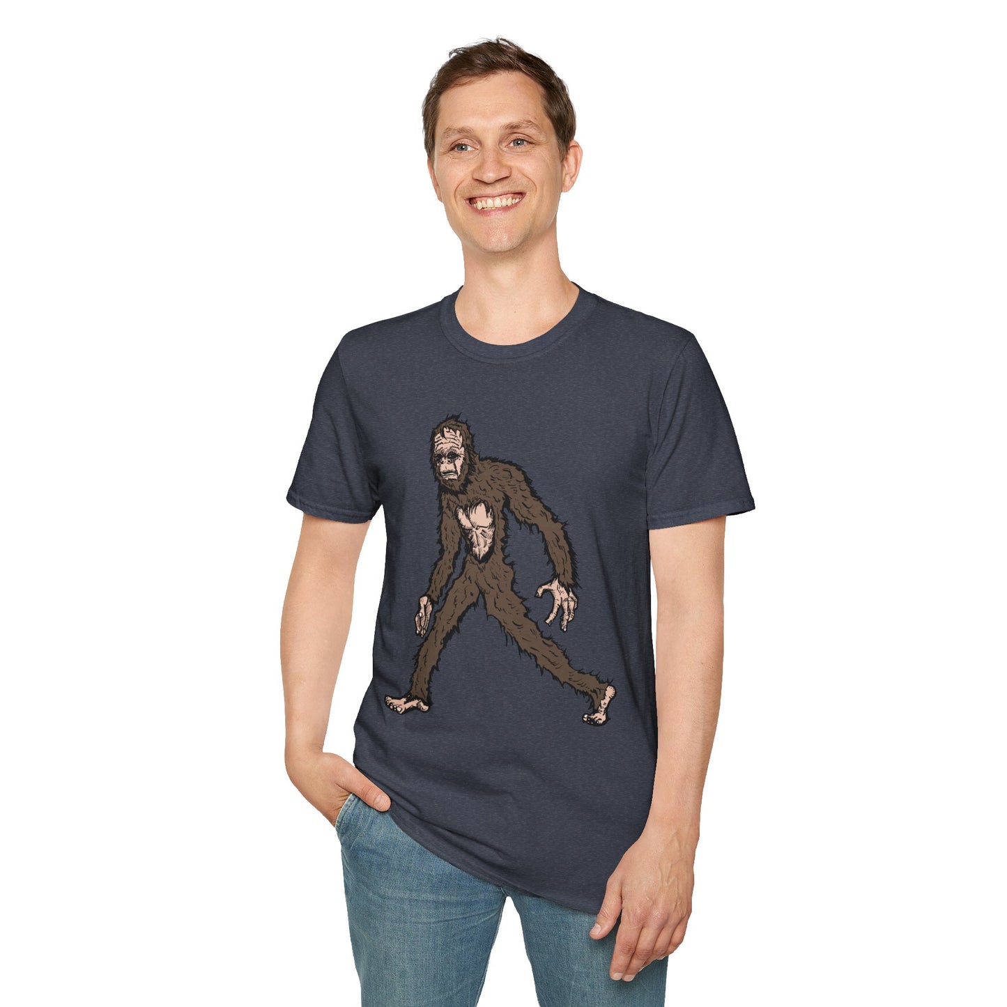 Bigfoot Stroll Unisex Softstyle T-Shirt