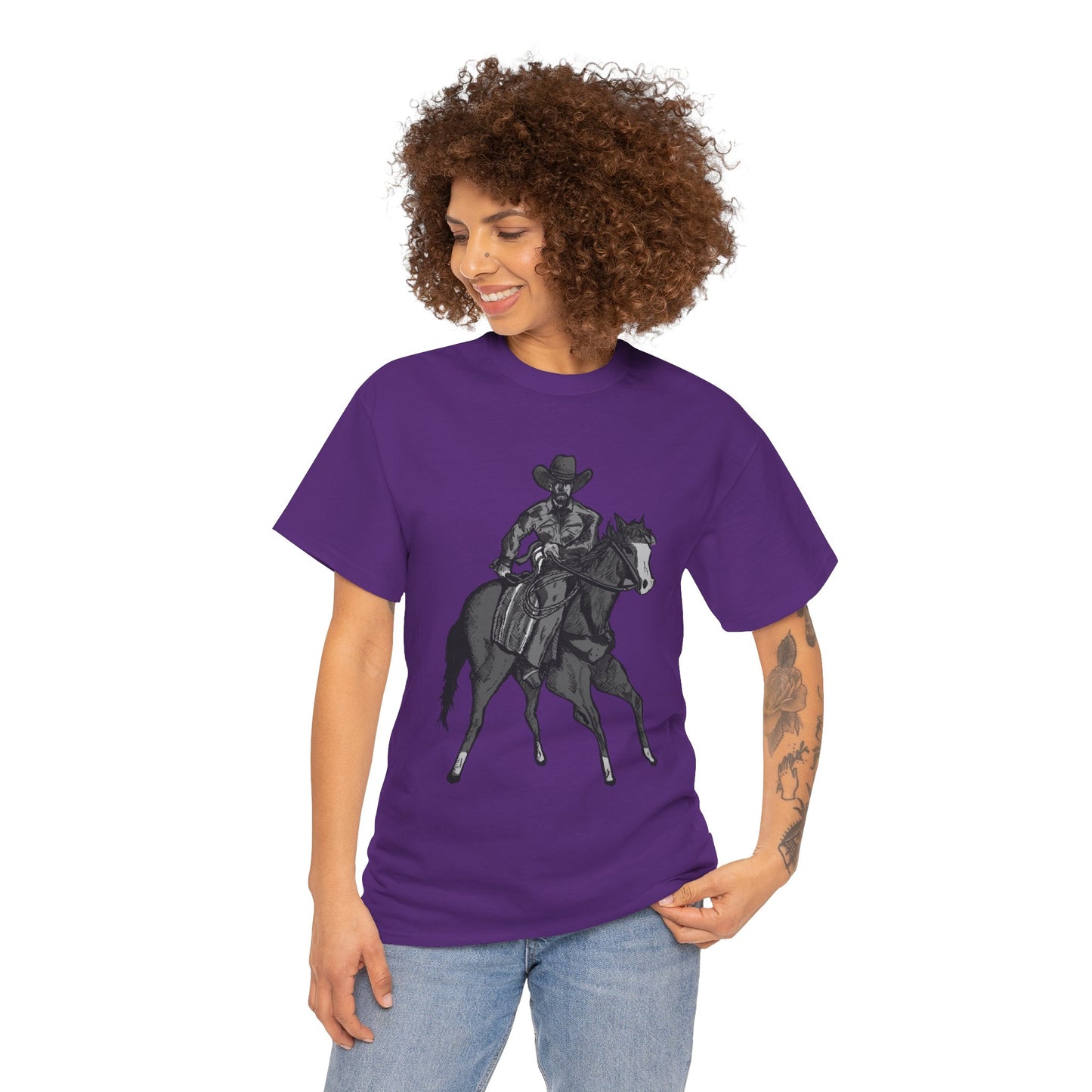 Cowboy on Horseback T‑Shirt — Vintage Western Rodeo Tee