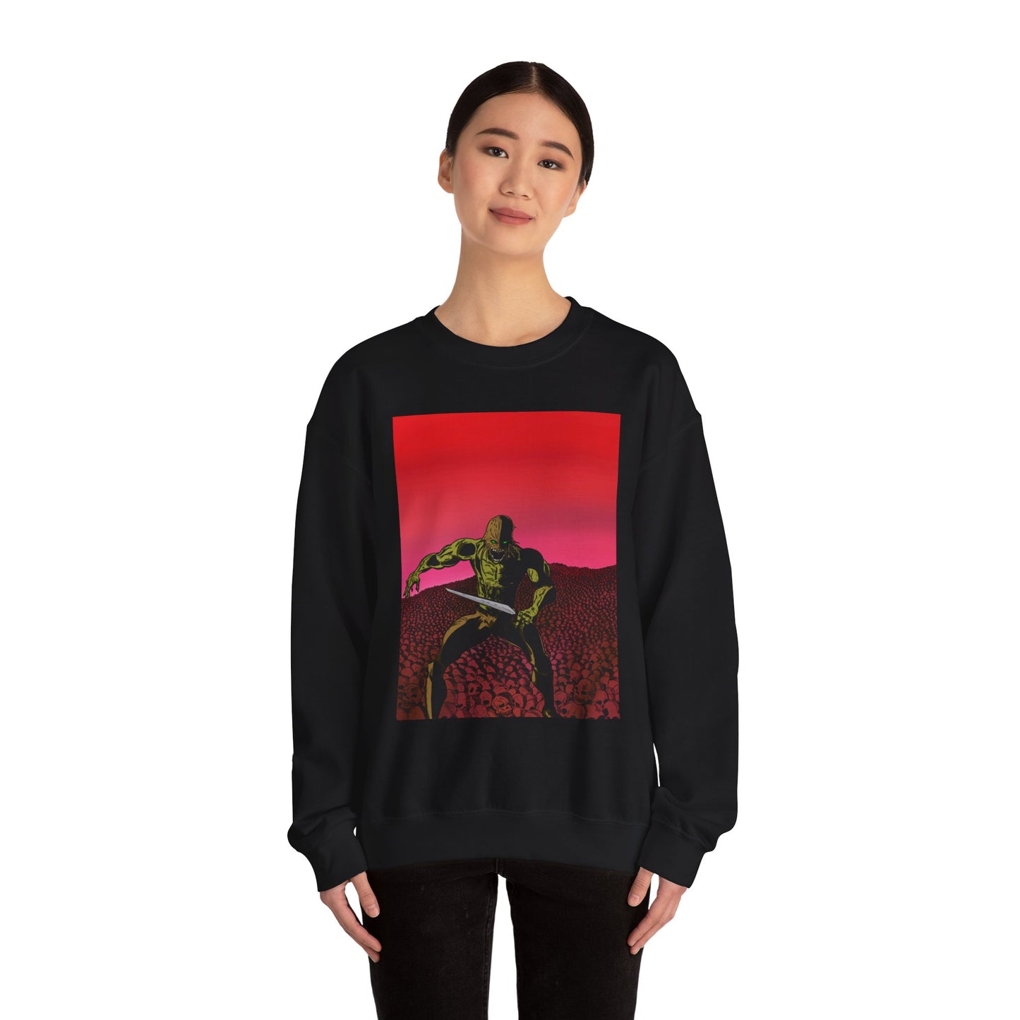 Retro Skull Master Graphic Unisex Crewneck Sweatshirt