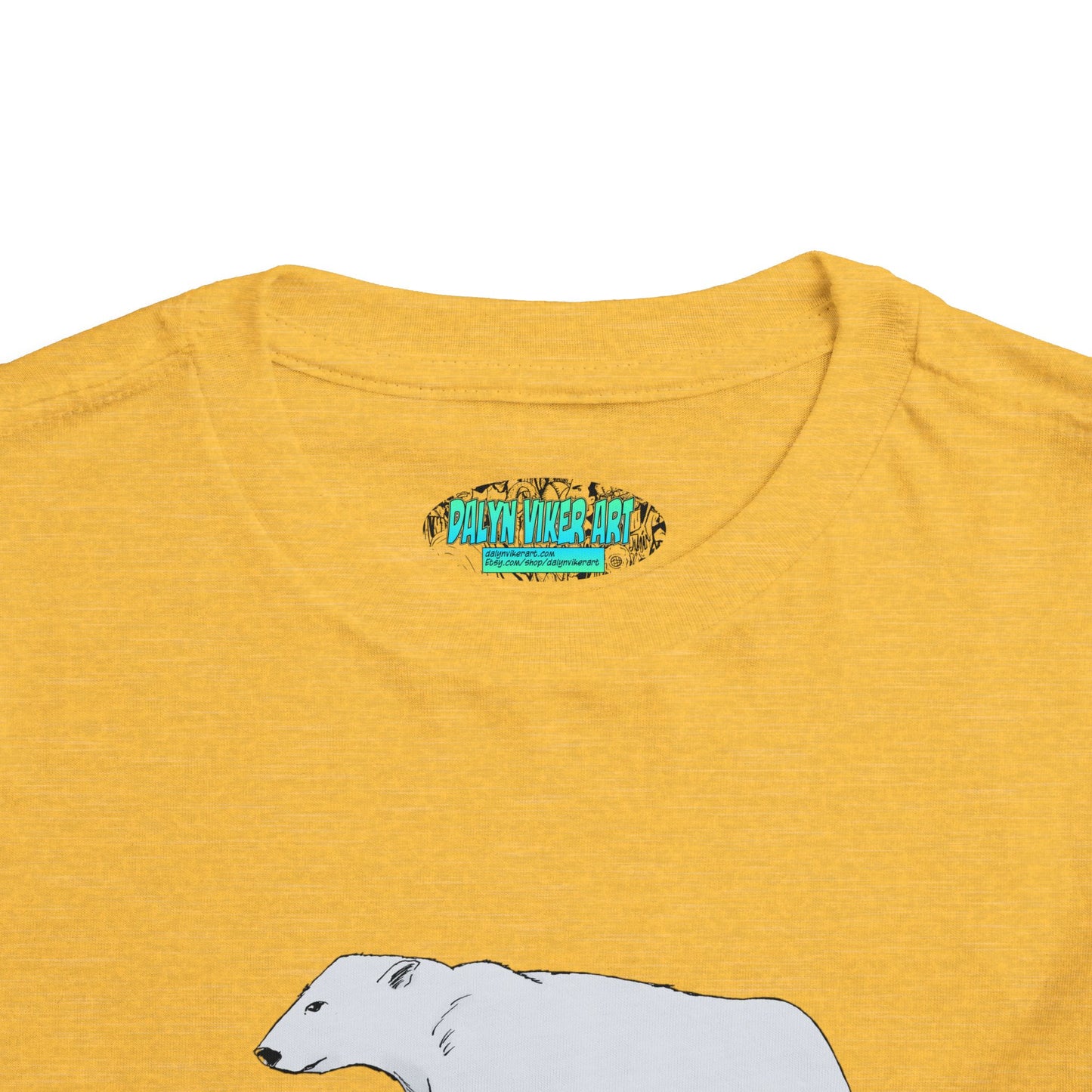 Polar Bear Toddler Tee — Cute Arctic Animal Shirt for Kids