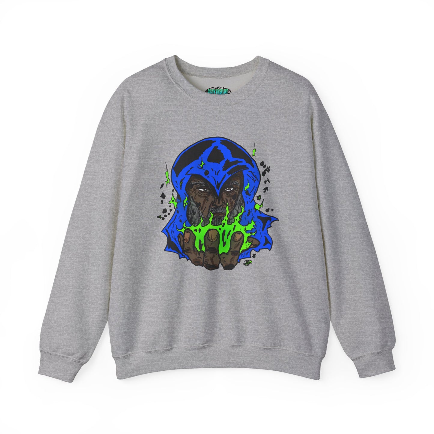 Cosmic Wizard Mystical Graphic Sweatshirt