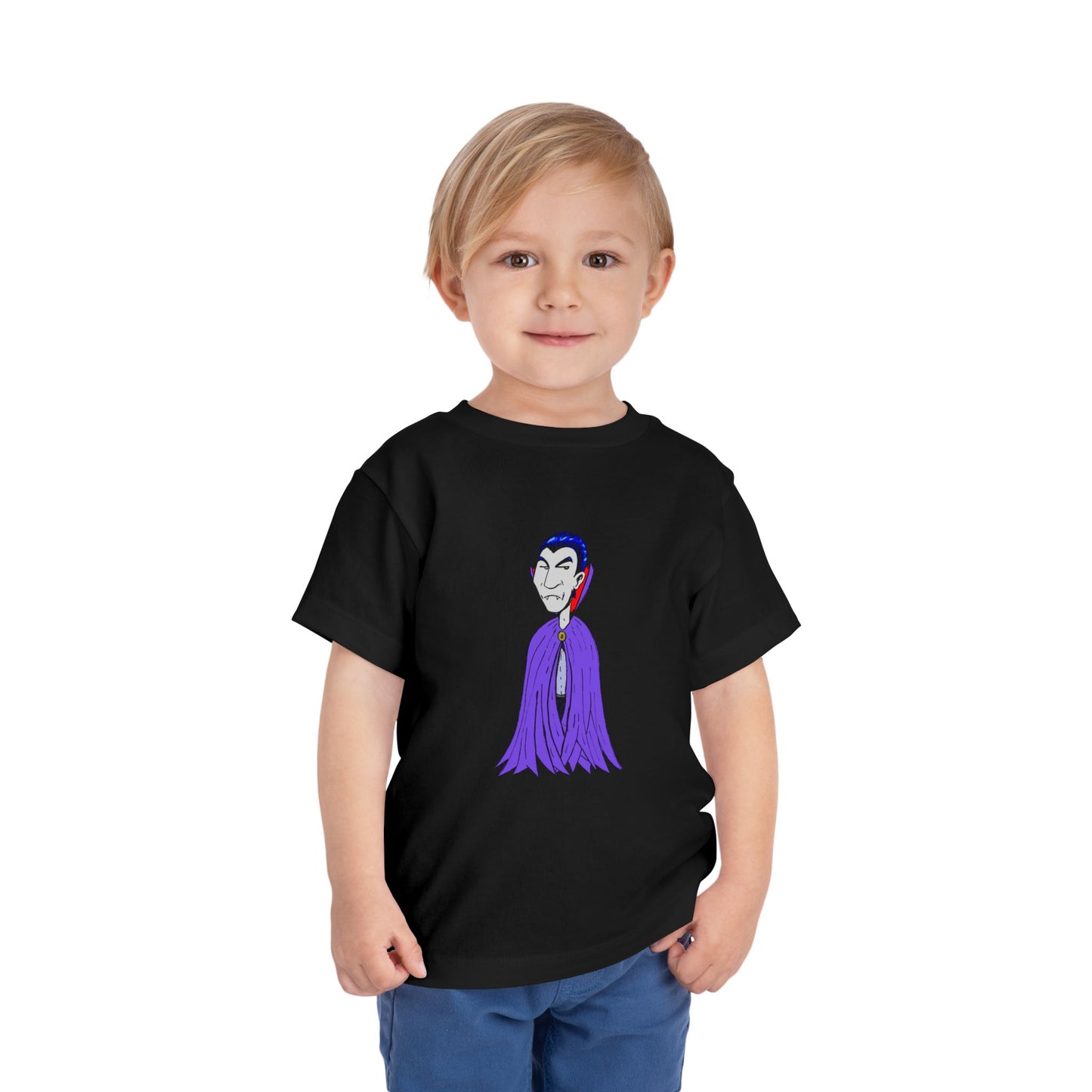 Toddler Tee — Cute Cartoon Vampire Graphic Shirt for Kids